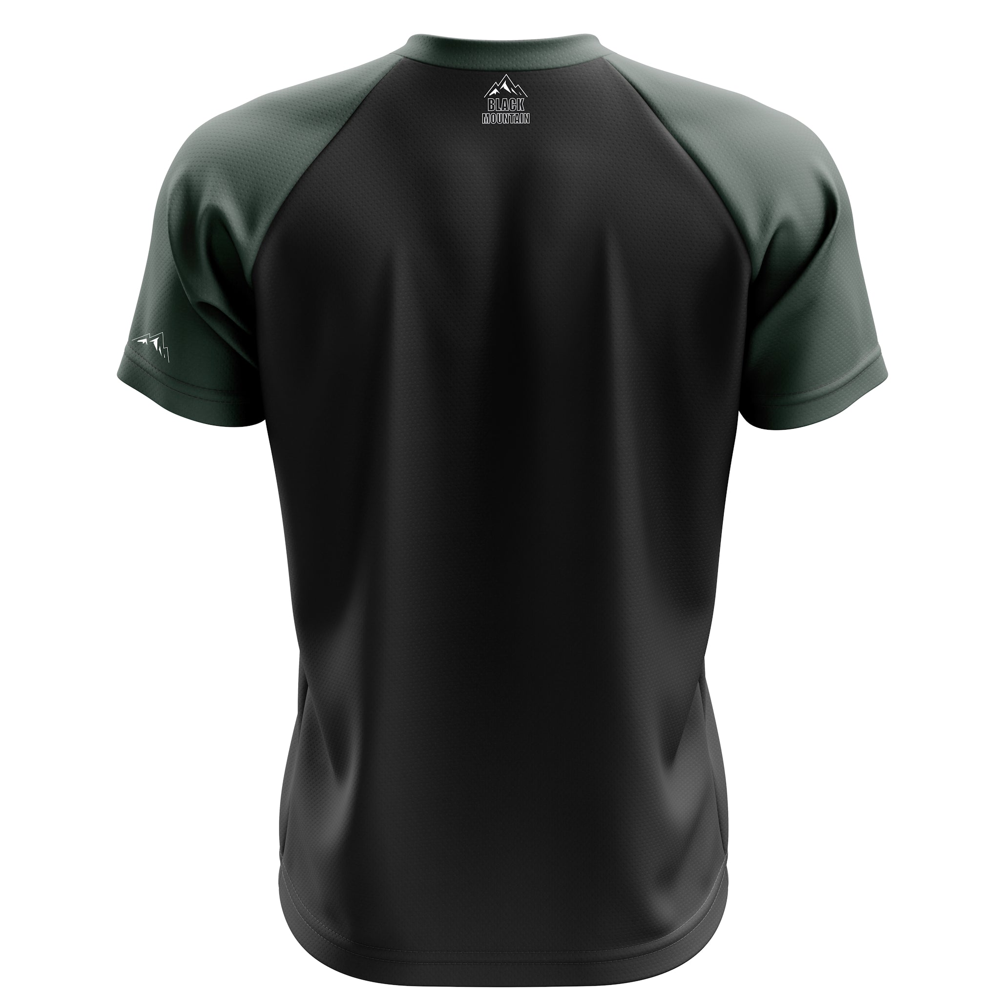 Black Mountain Shadow Trail Short Sleeve MTB Jersey Black/Forest
