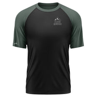 Black Mountain Shadow Trail Short Sleeve MTB Jersey Black/Forest