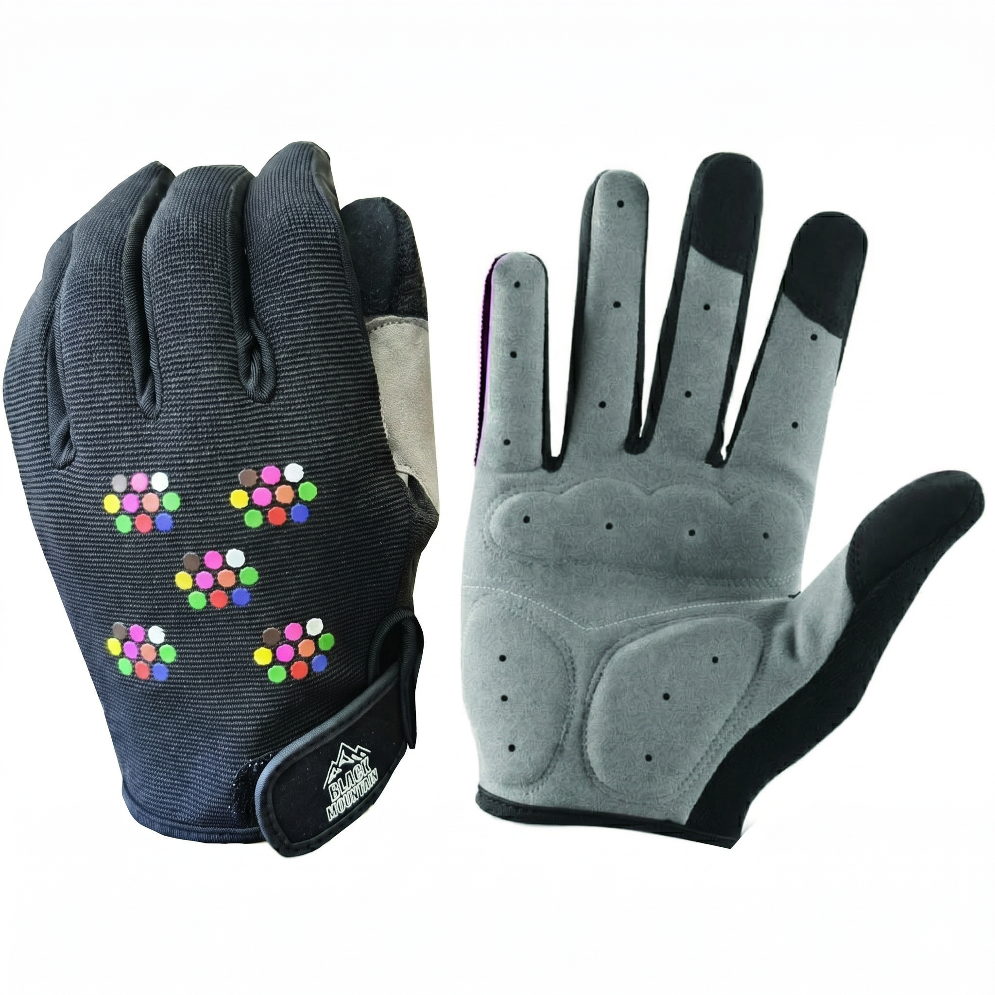 Black Mountain Shadow Trail Youth MTB Gloves Black