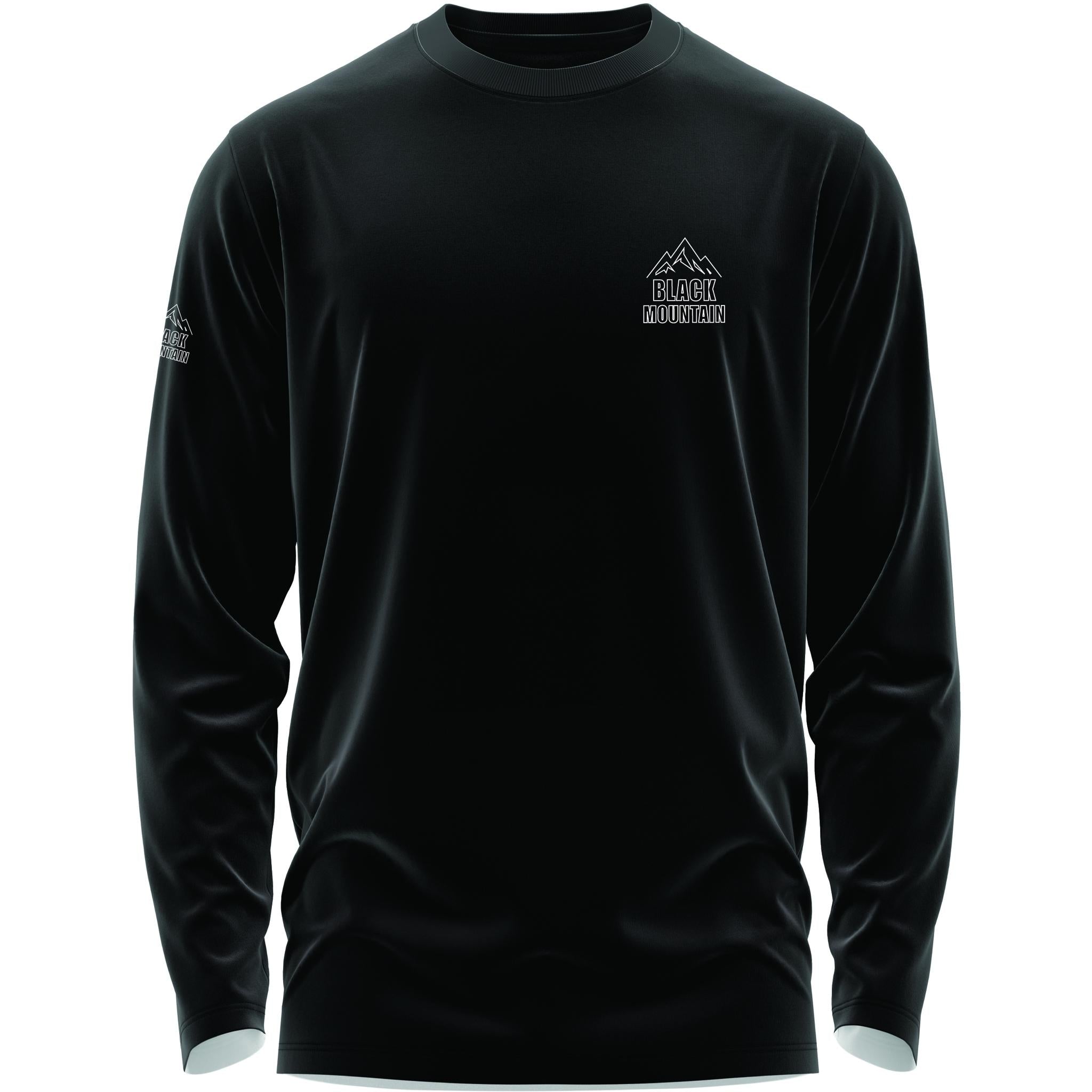Black Mountain Shadow Trail Long Sleeve MTB Jersey Black
