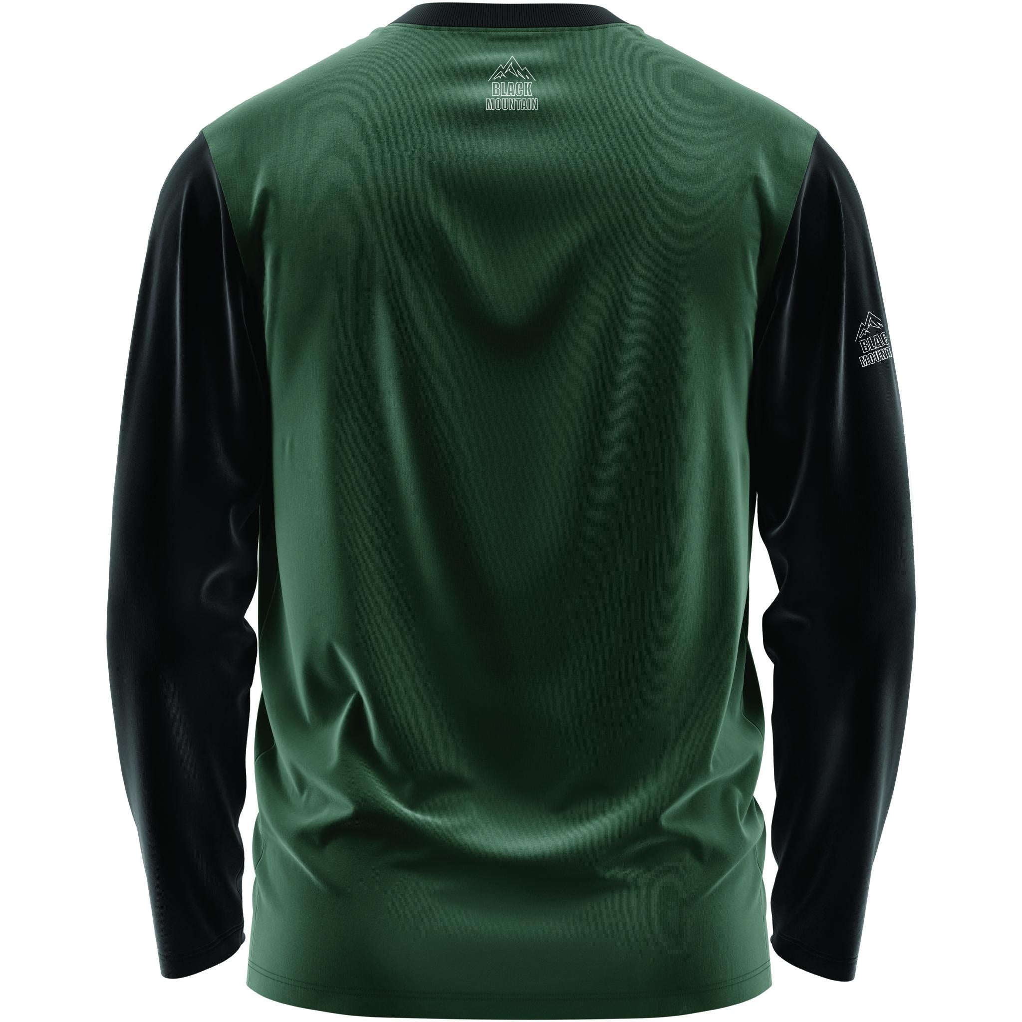 Black Mountain Shadow Trail Long Sleeve MTB Jersey Forest/Black
