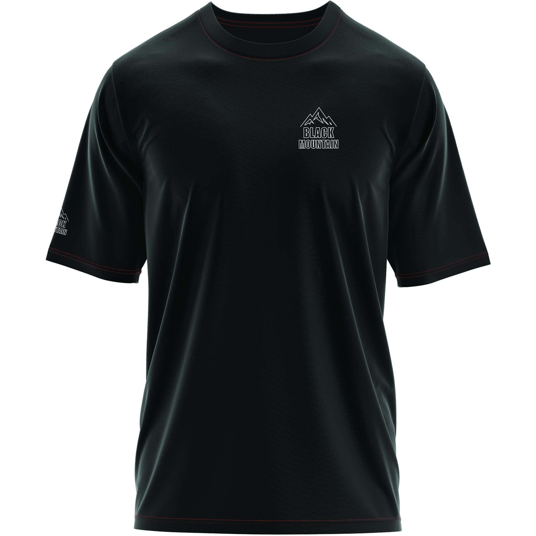 Black Mountain Shadow Trail Short Sleeve MTB Jersey Black