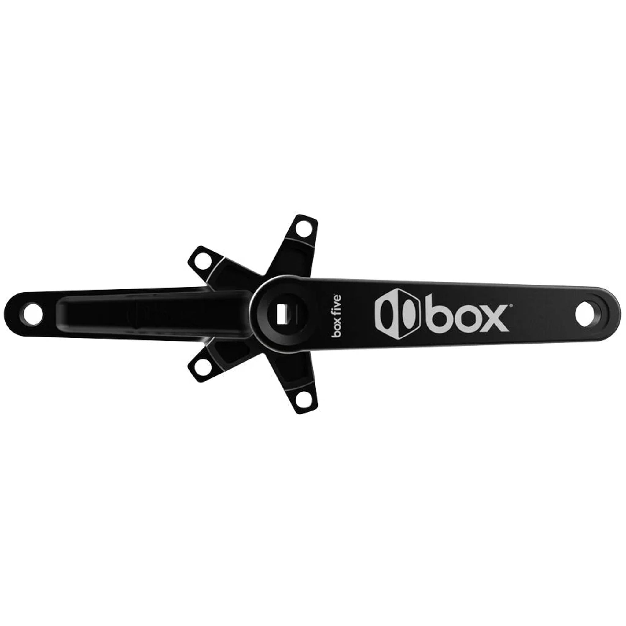 Box Five Square Tapered Cold Forged Crankset 155mm Black