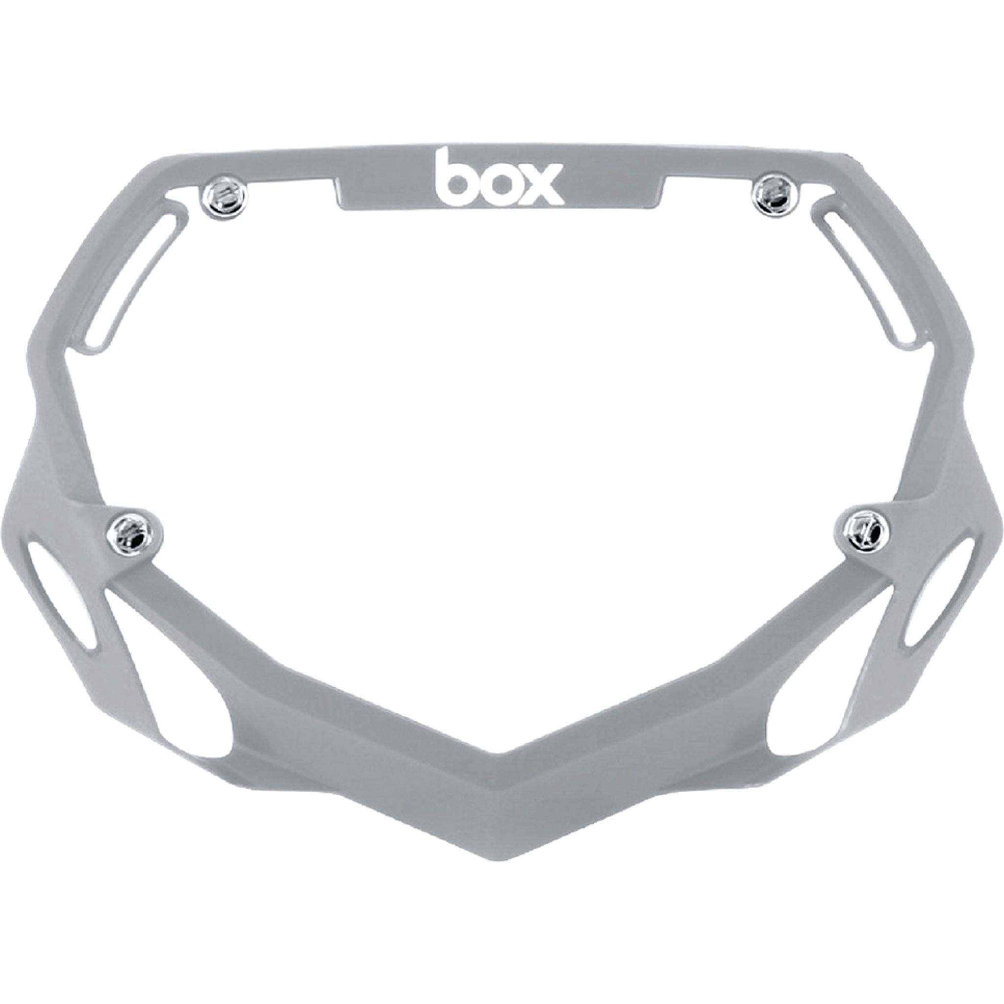 Box Two Number Plate Large Grey