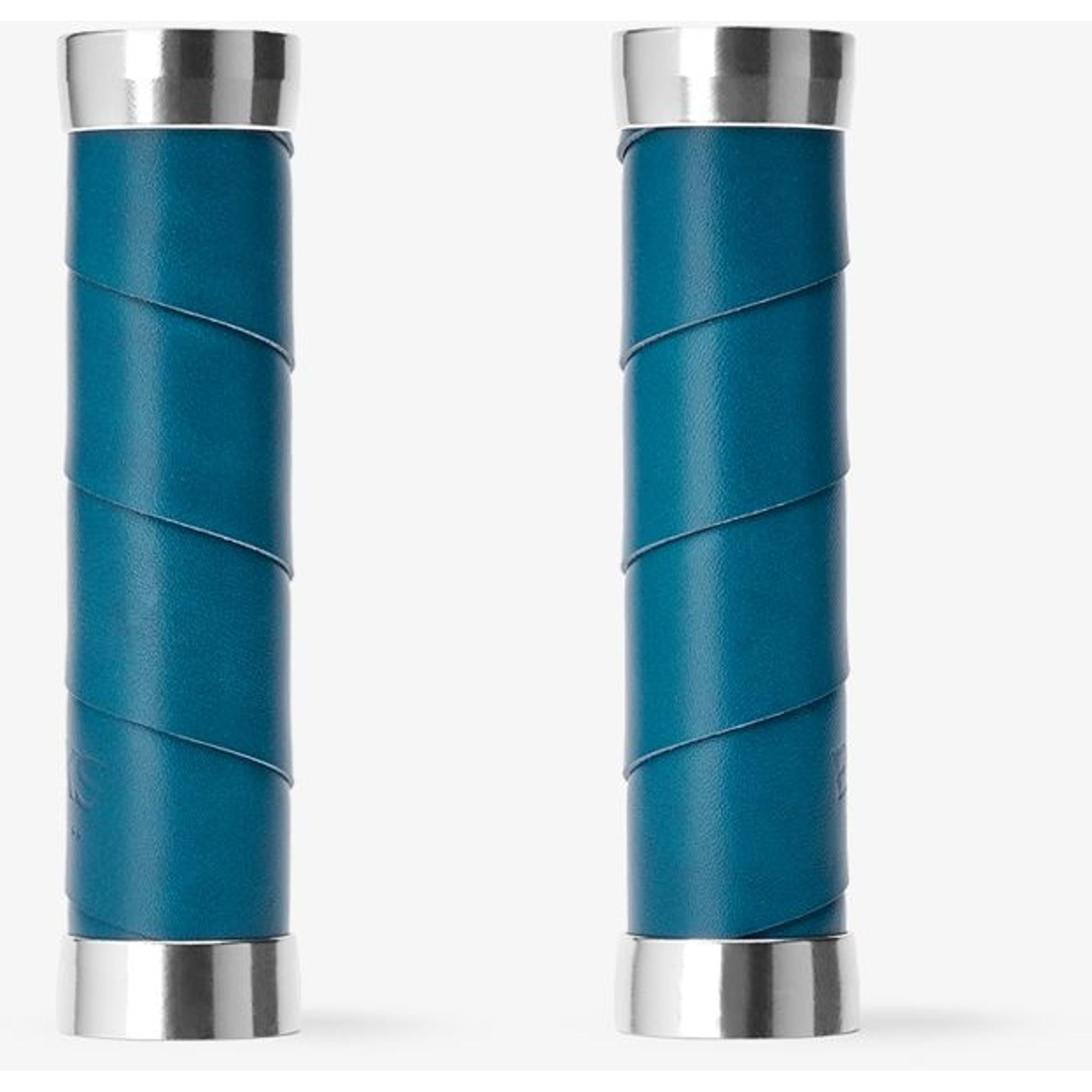 Brooks Slender Leather Grips 130/130mm Teal