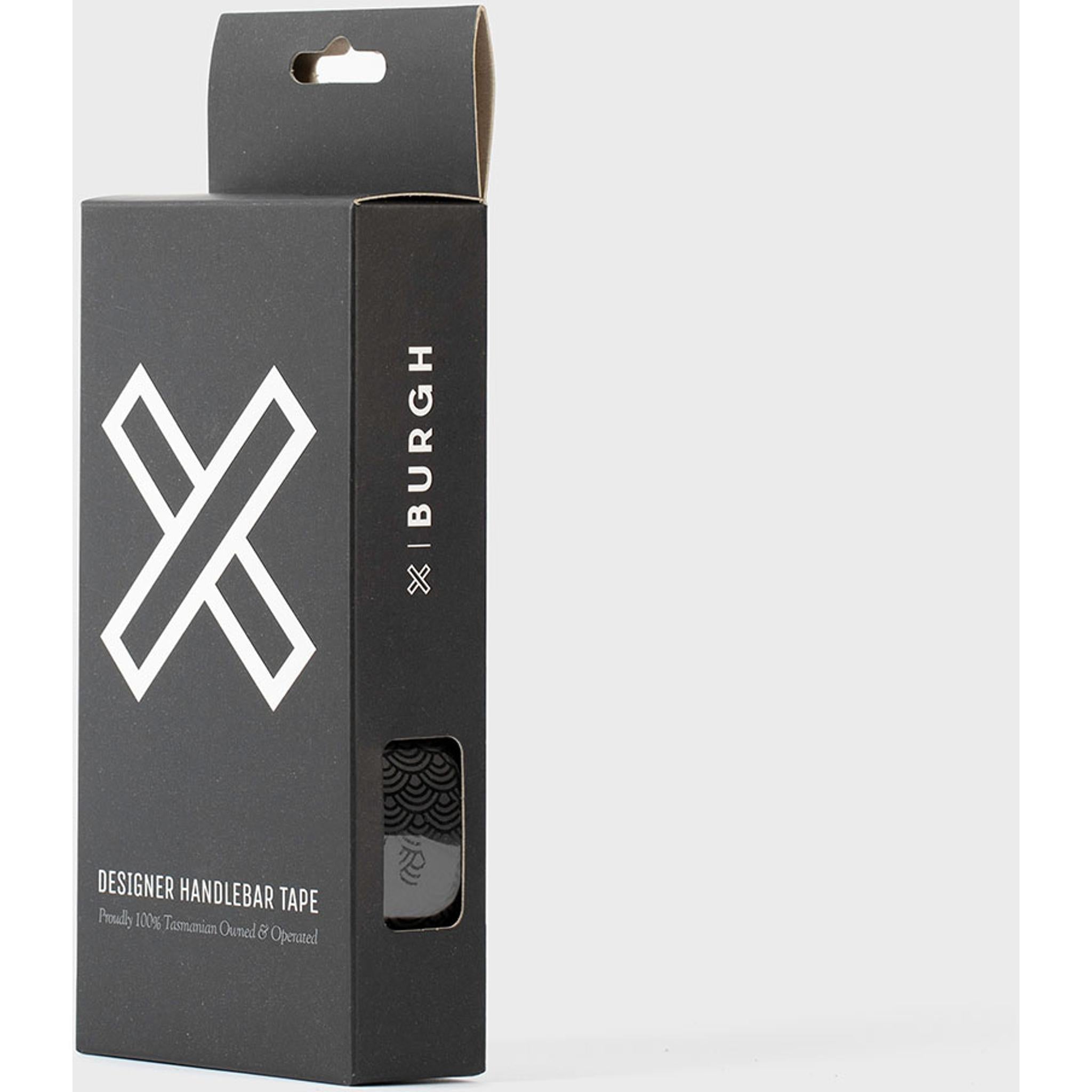 Burgh Wave Stealth Handlebar Tape 220x3cm Black