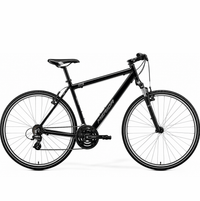 Merida Crossway 10-V SE Hybrid Bike Black/Silver