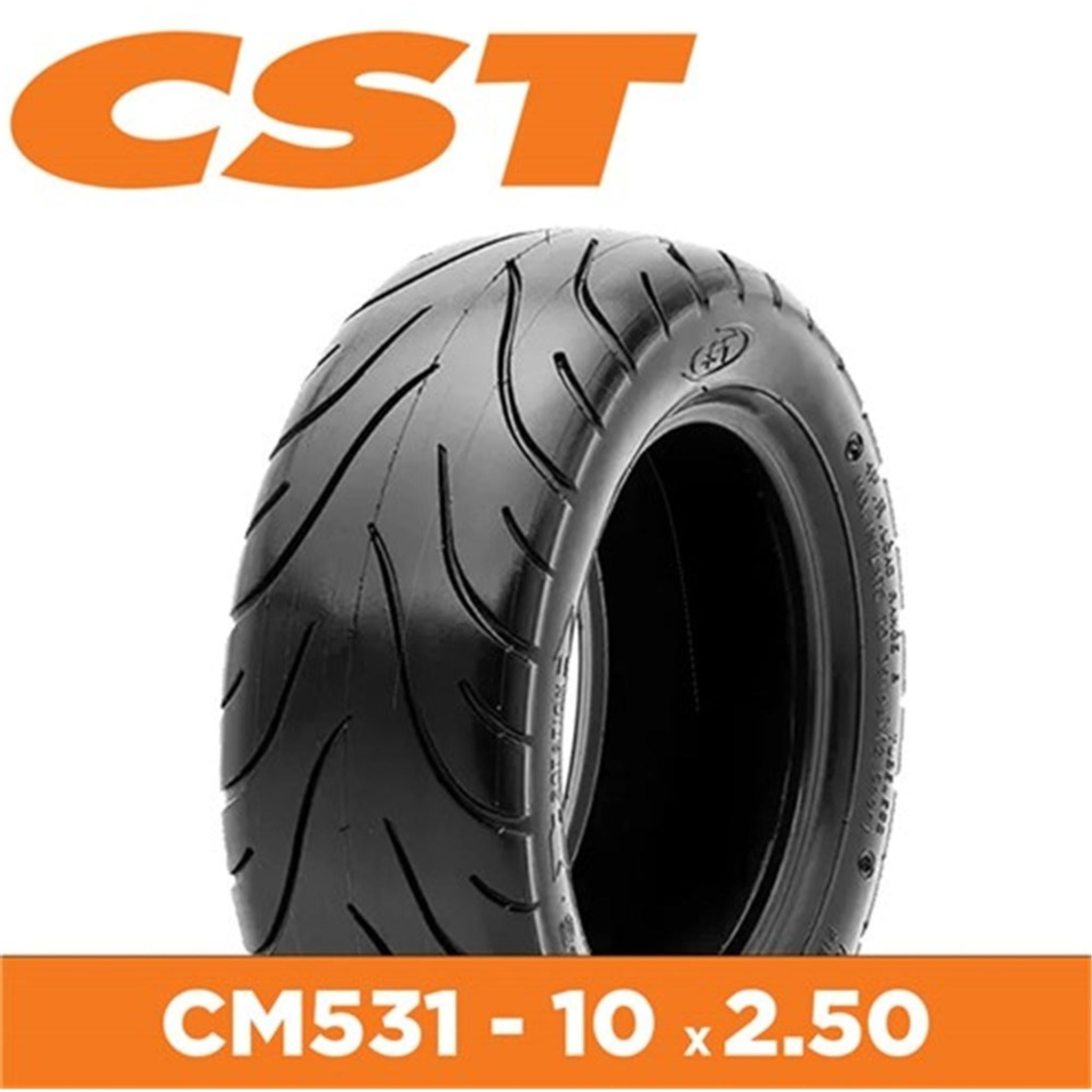 CST C531 PR6 Tubeless E-Scooter Tyre 10 x 2.5-6.5''
