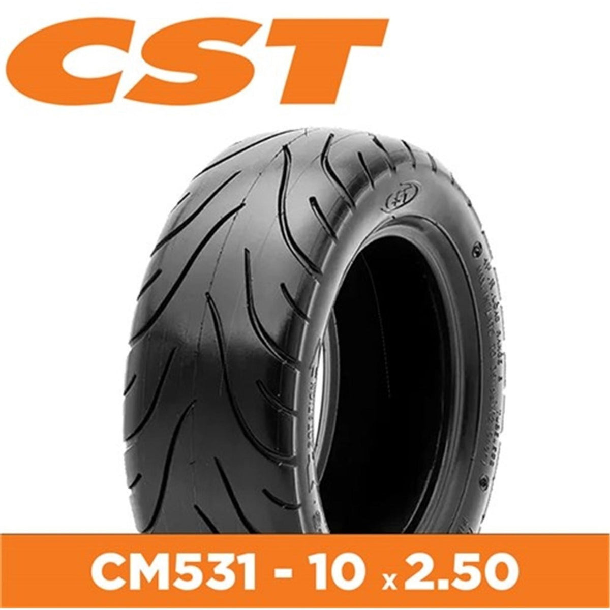CST C531 PR6 Tubeless E-Scooter Tyre 10 x 2.5-6.5''