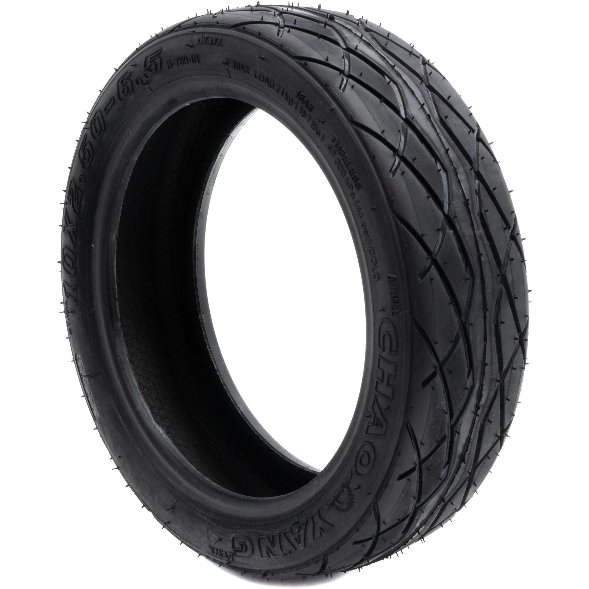 CST C9368 Tubeless E-Scooter Tyre Rim 6.5'' 10x2.50'' Black