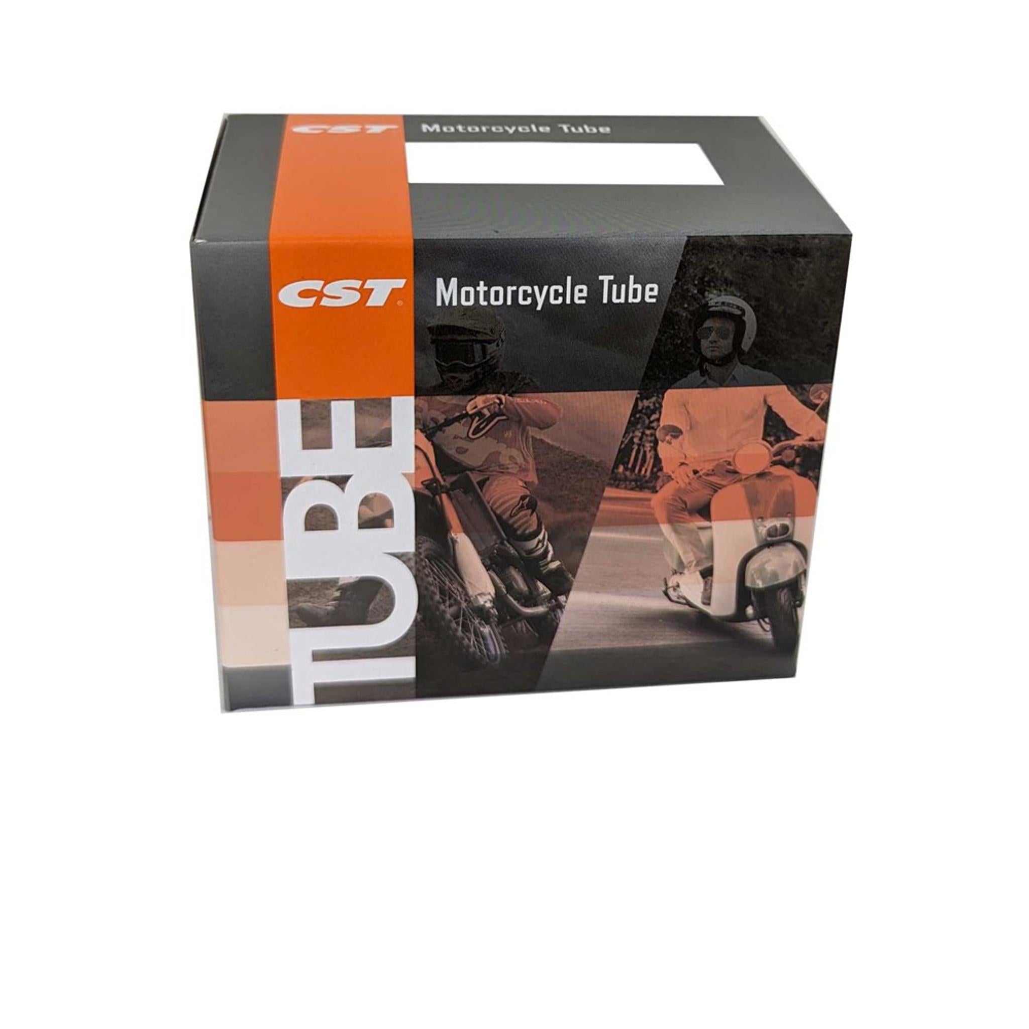 CST Moto TR87 Bent Schrader Valve Inner Tube 10x3-3.50''