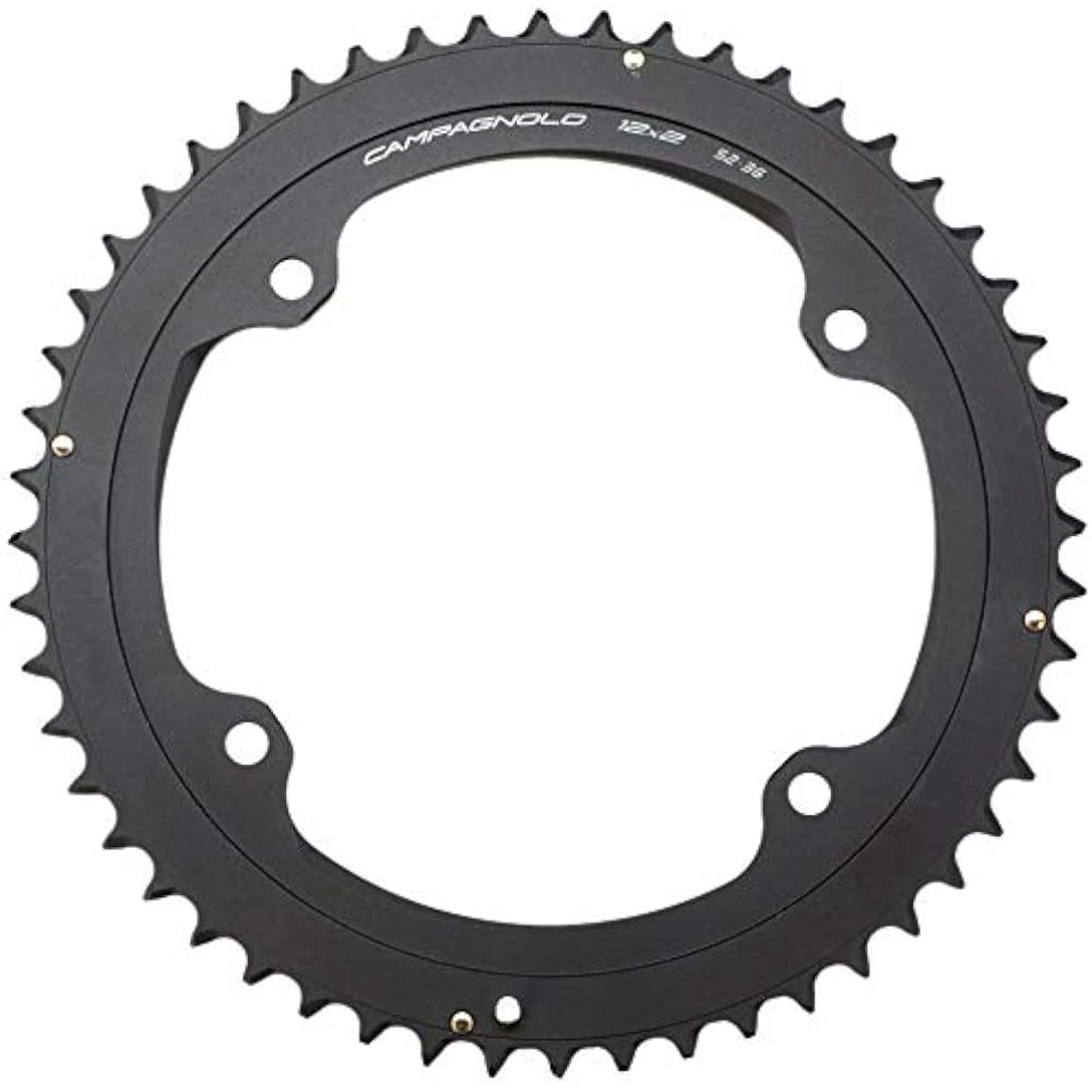 Campagnolo Road Bike Chainring 12 Speed Record + Screws 52T/145BCD