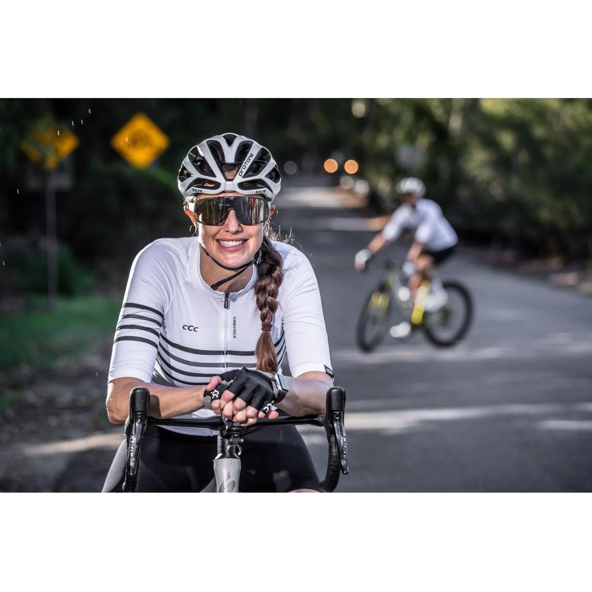 Cinettica Breakaway II Short Sleeve Road Jersey Jersey White