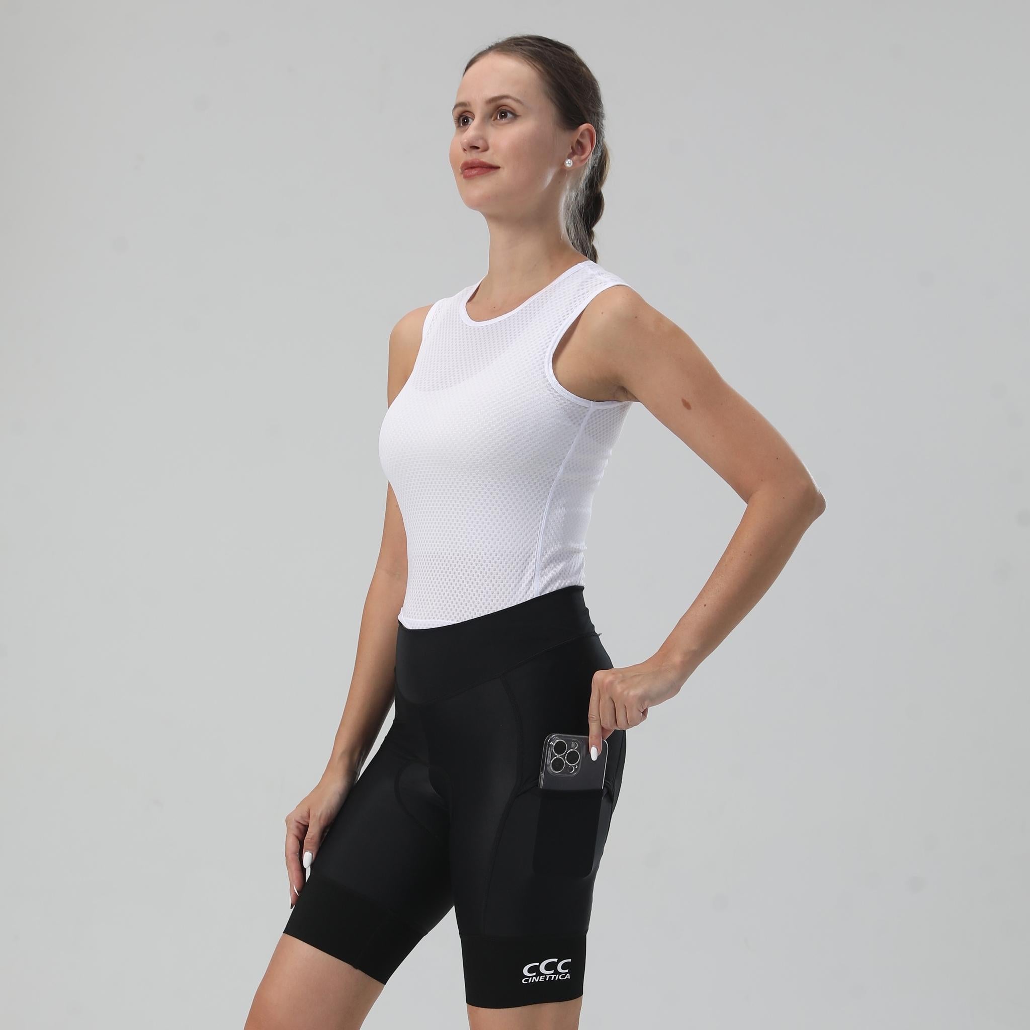 Cinettica Classic Womens Cargo Knicks Black