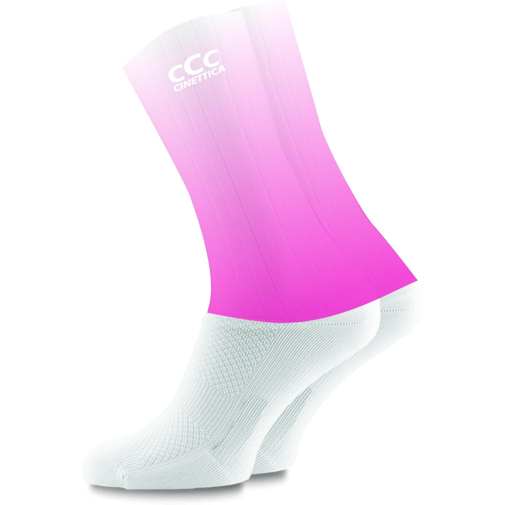 Cinettica Kalo Aero Socks Pink/White