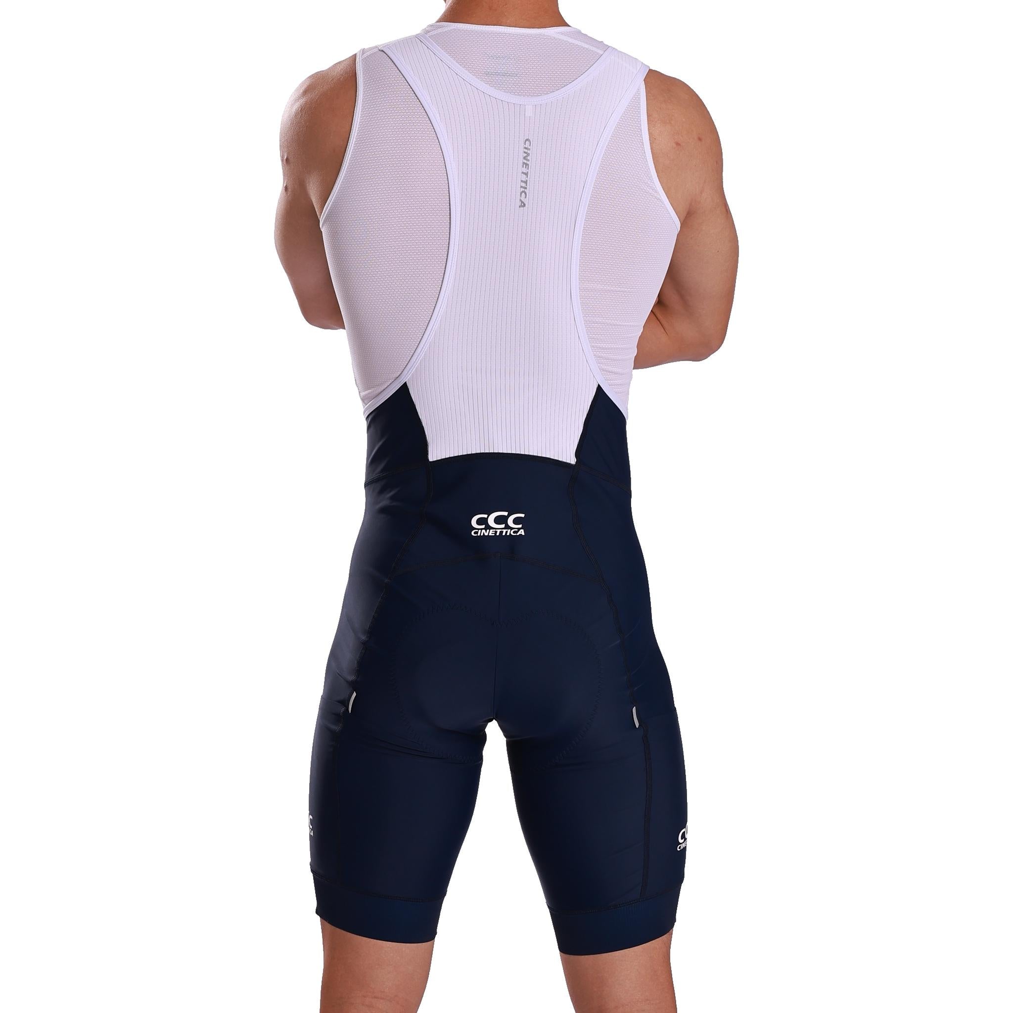 Cinettica Mens Alpha Cargo Bibshorts Navy
