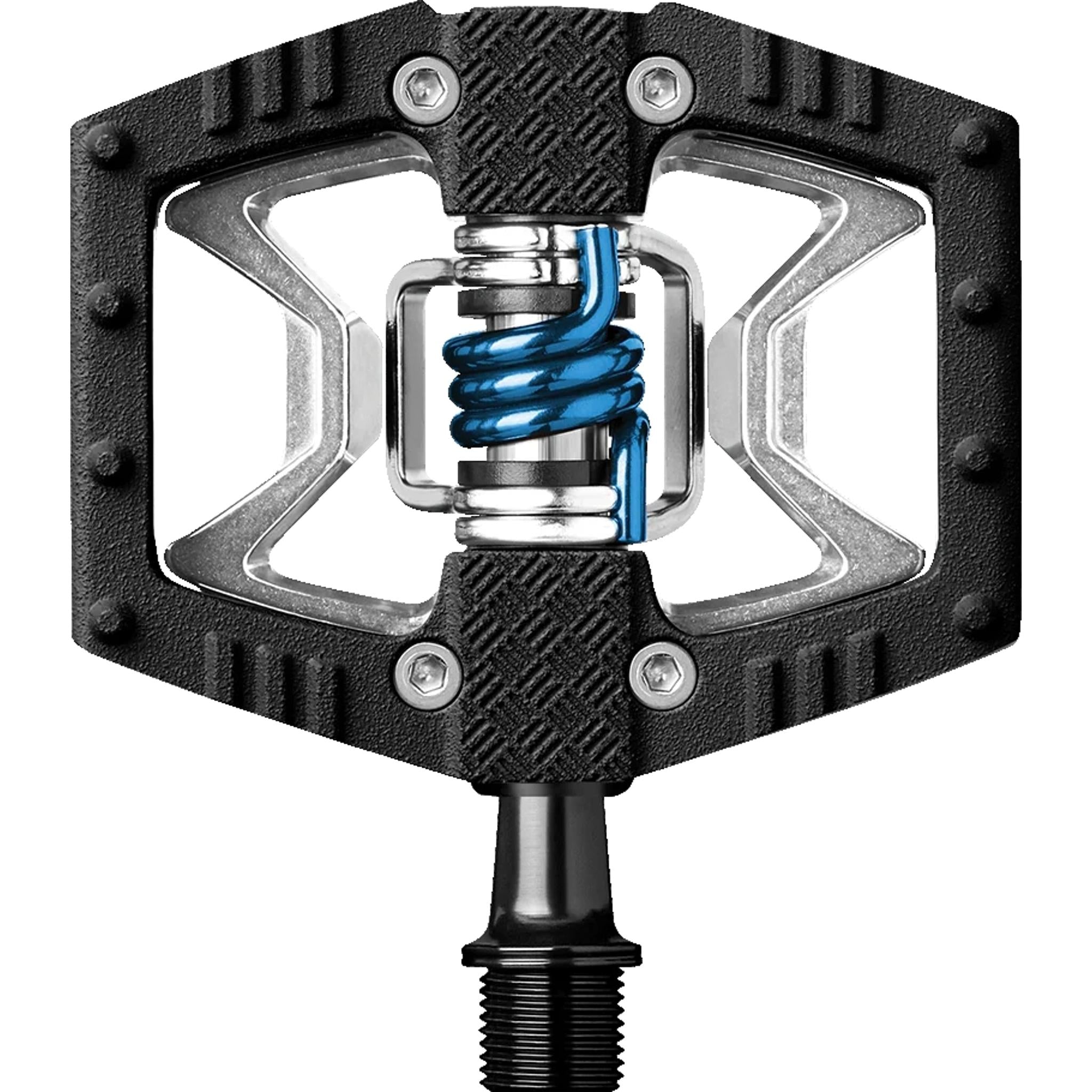Crankbrothers Double Shot 2 Alloy Hybrid Flat & Clip-In Pedals Black