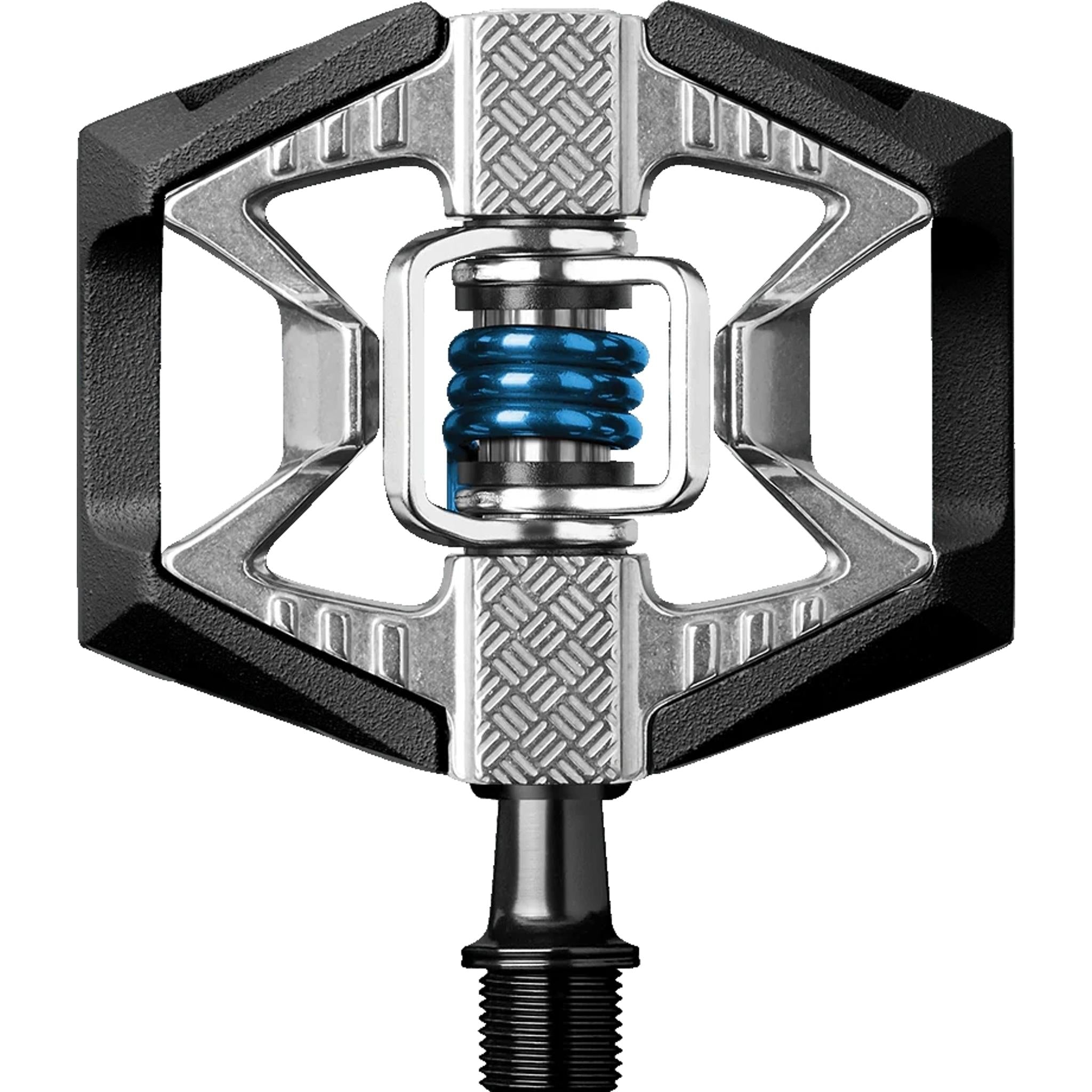 Crankbrothers Double Shot 2 Alloy Hybrid Flat & Clip-In Pedals Black