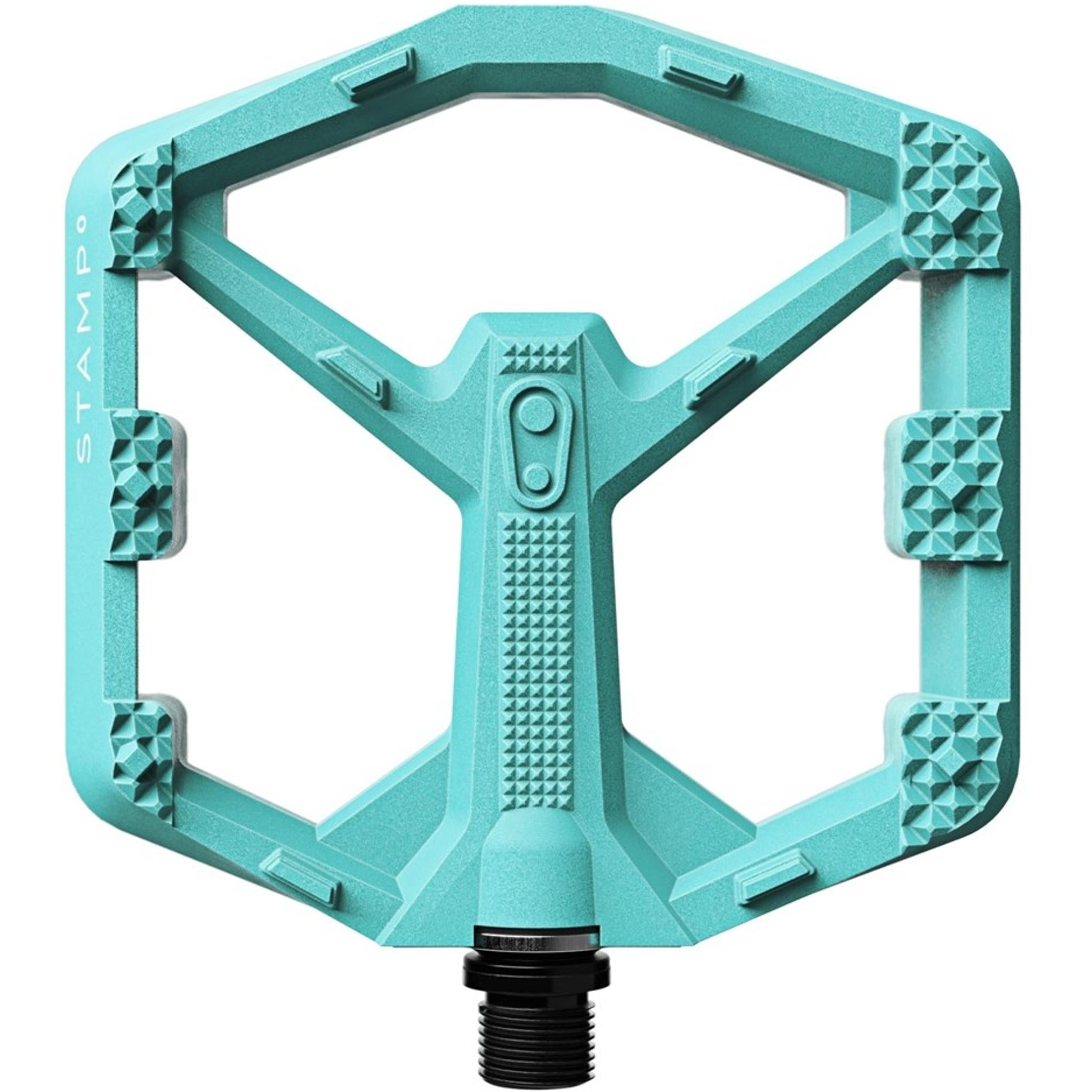 Crankbrothers Stamp 0 Flat Pedals Turquoise Large
