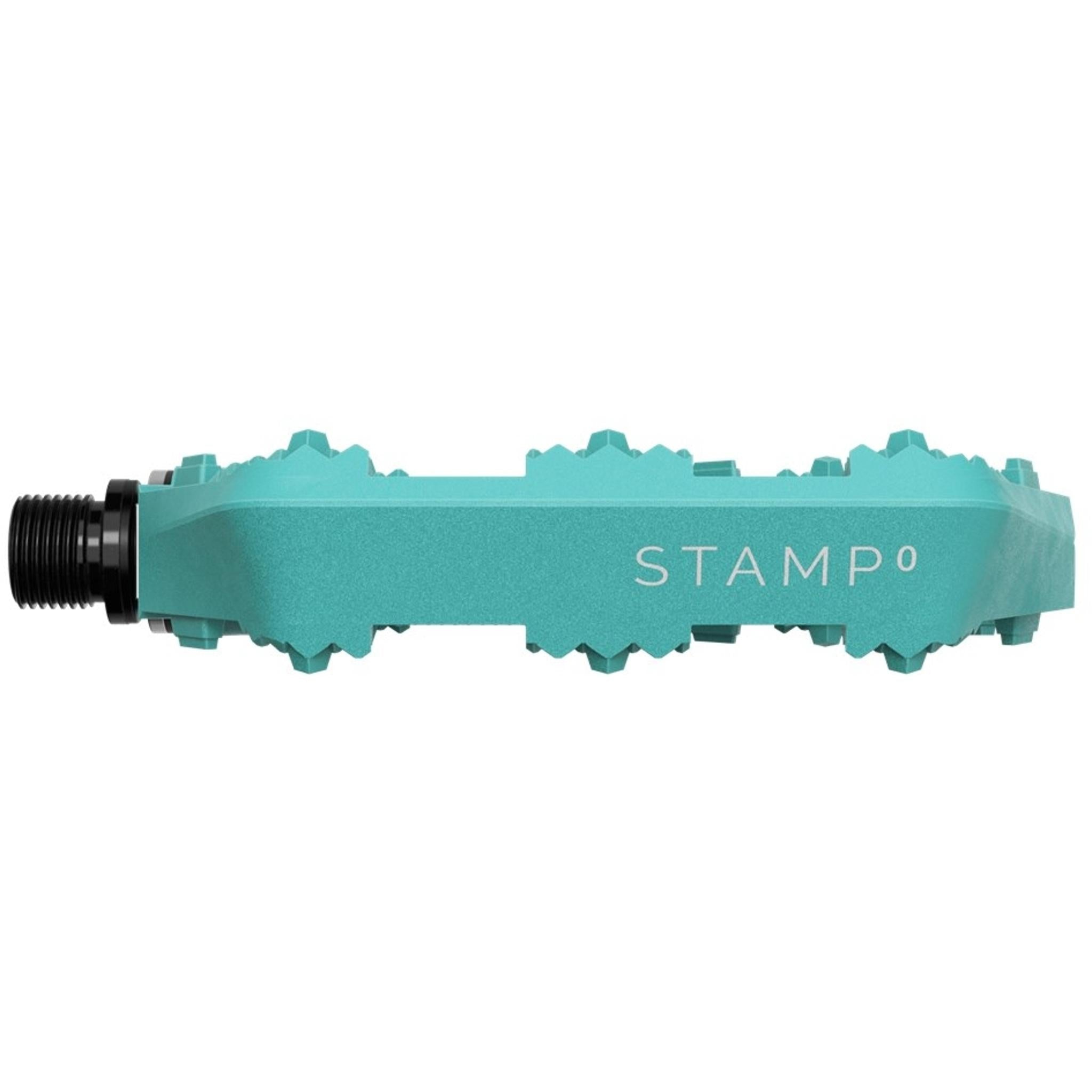 Crankbrothers Stamp 0 Flat Pedals Turquoise Large