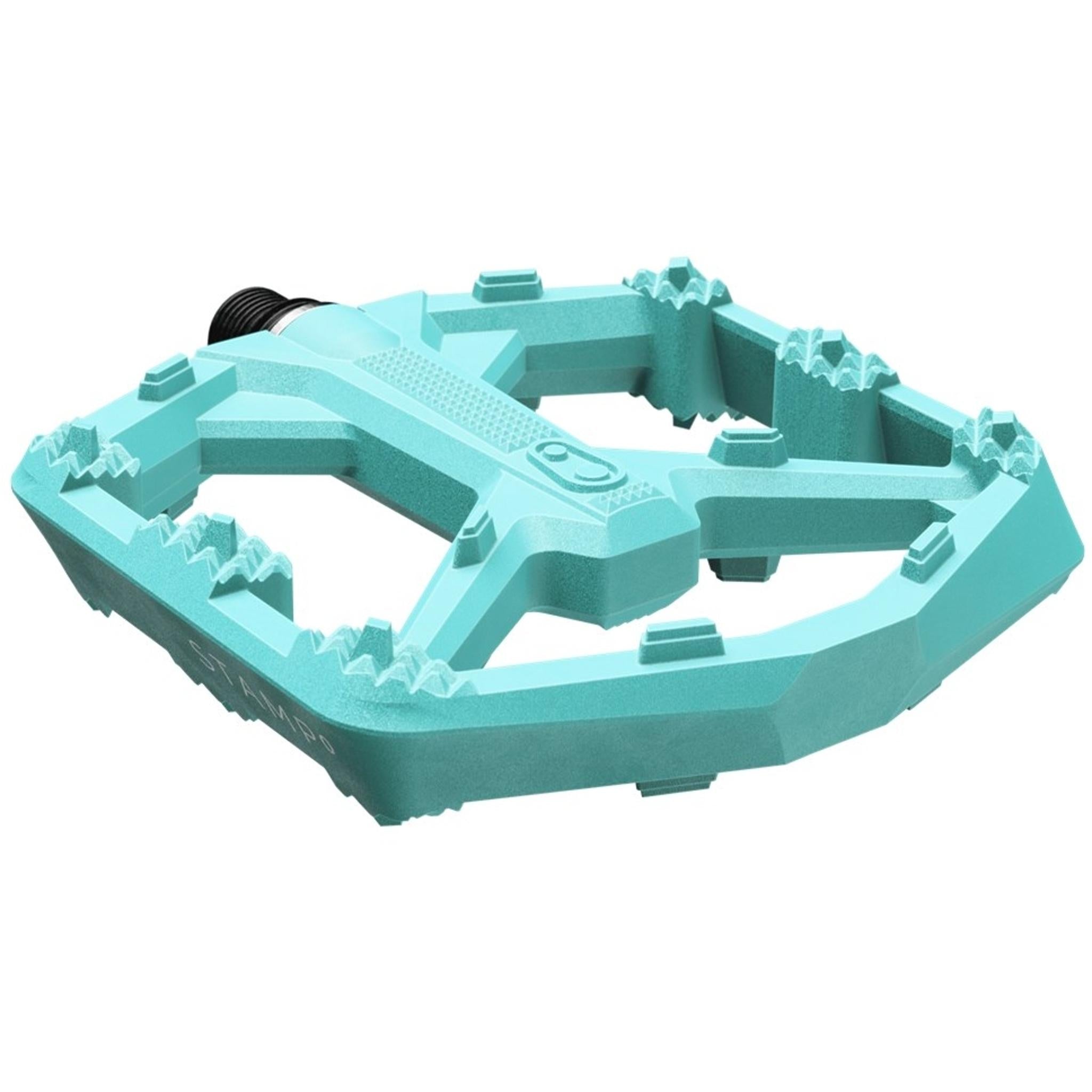 Crankbrothers Stamp 0 Flat Pedals Turquoise Large