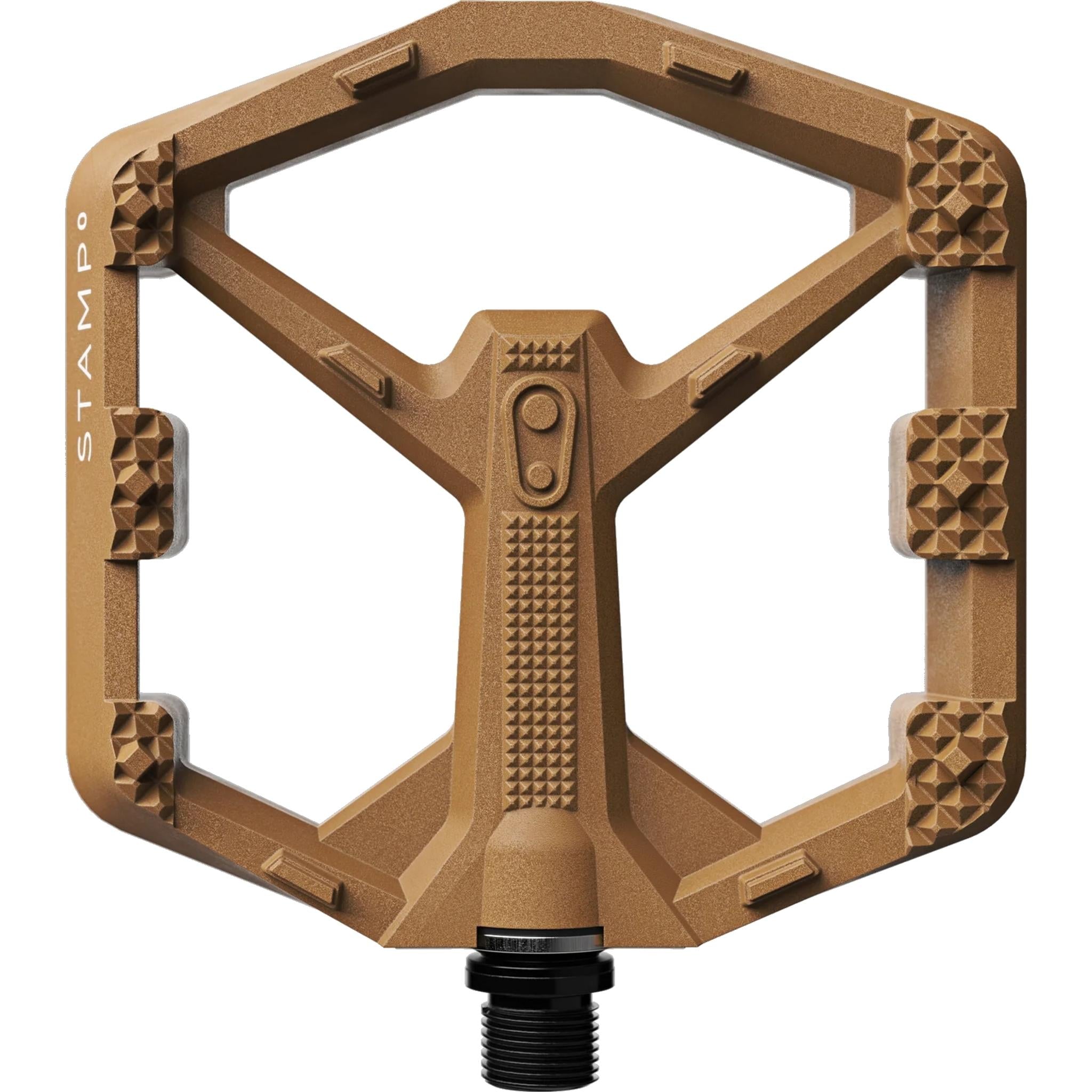Crankbrothers Stamp 0 Large Flat Pedals Brown