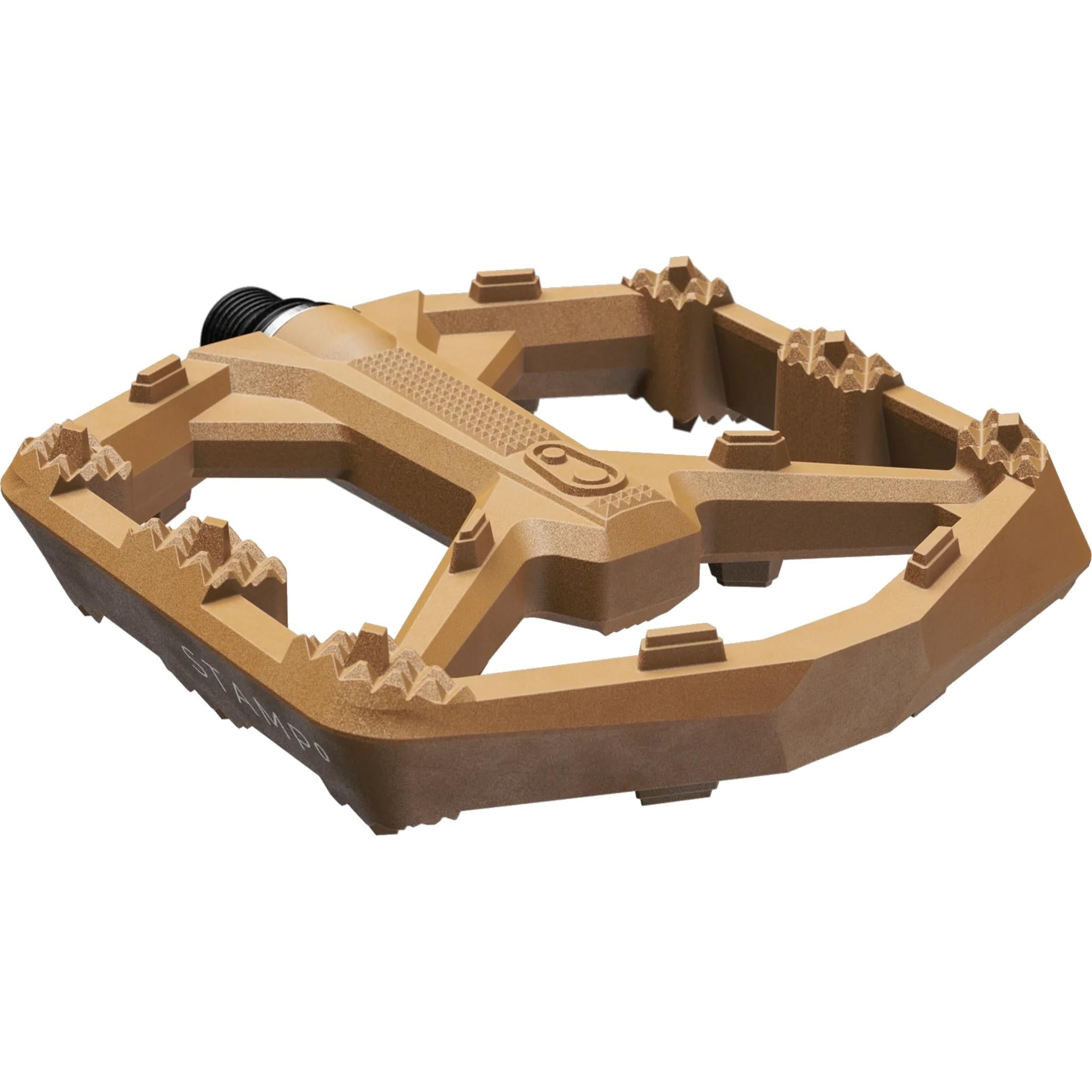 Crankbrothers Stamp 0 Large Flat Pedals Brown