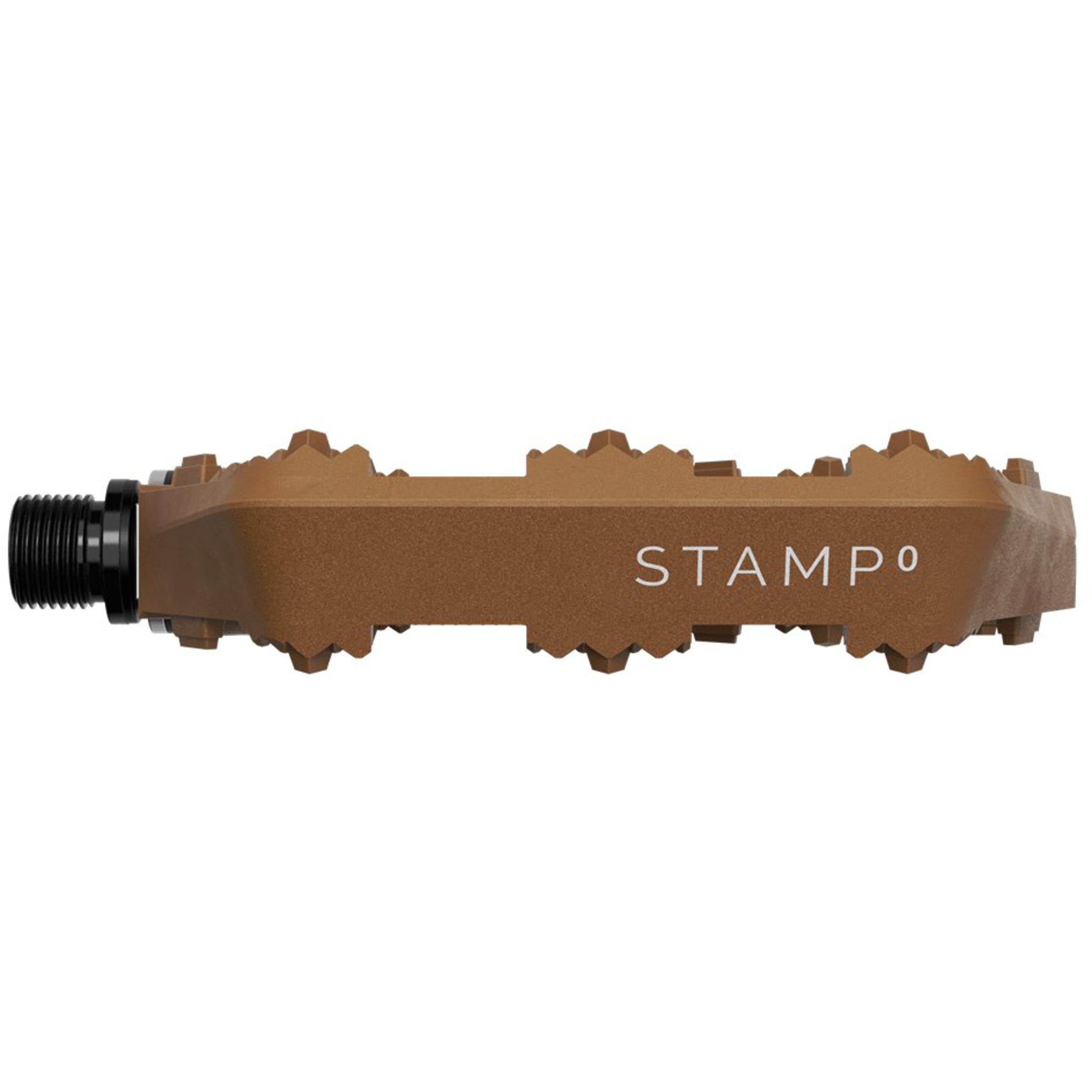 Crankbrothers Stamp 0 Small Flat MTB Pedals Brown