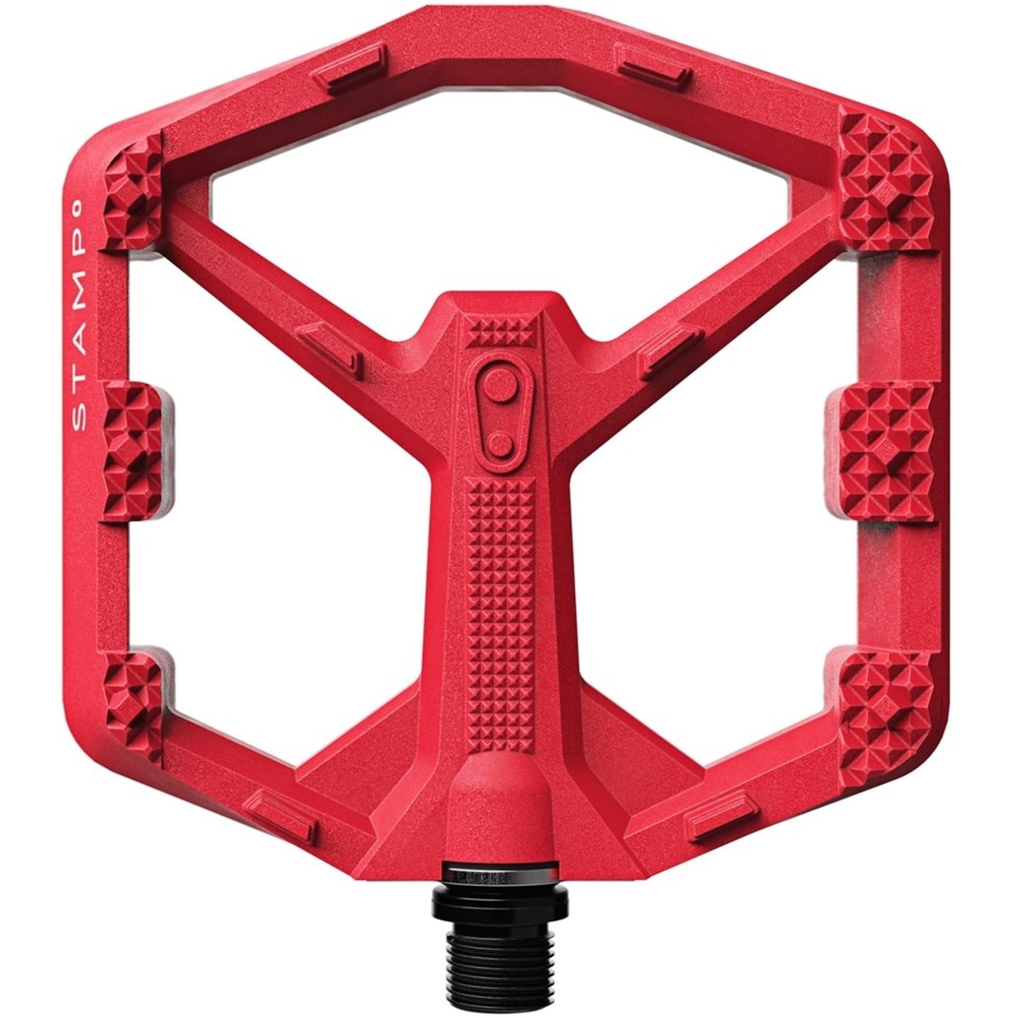 Crankbrothers Stamp 0 Small Flat Pedals Bright Red