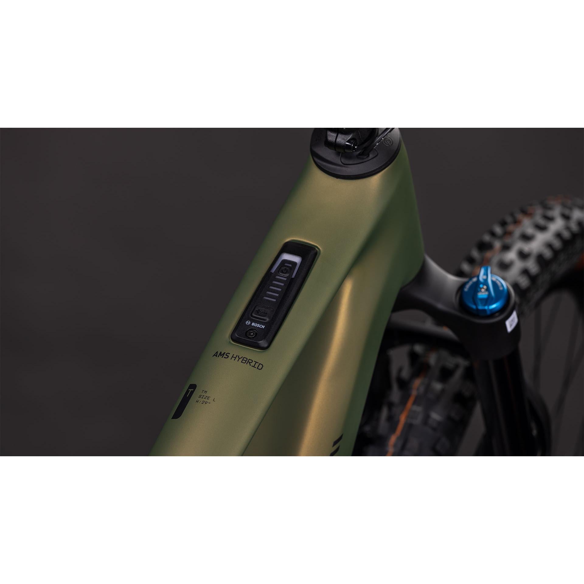 Cube AMS Hybrid ONE44 C68X TM 400X Electric Trail Bike Reedgreen'n'Matrix