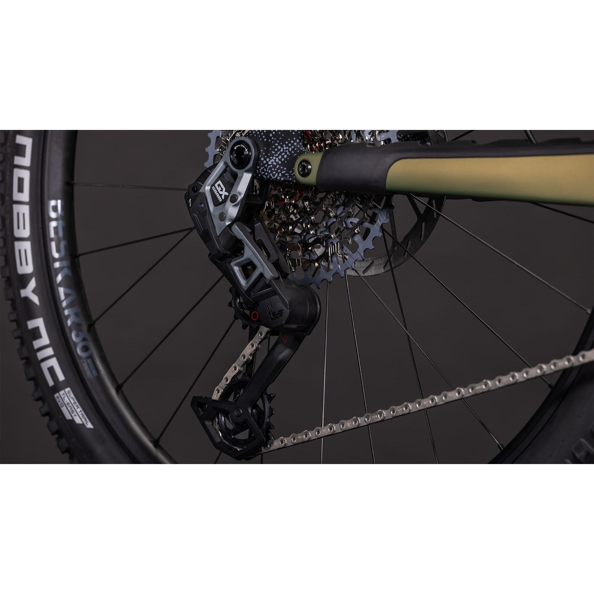 Cube AMS Hybrid ONE44 C68X TM 400X Electric Trail Bike Reedgreen'n'Matrix