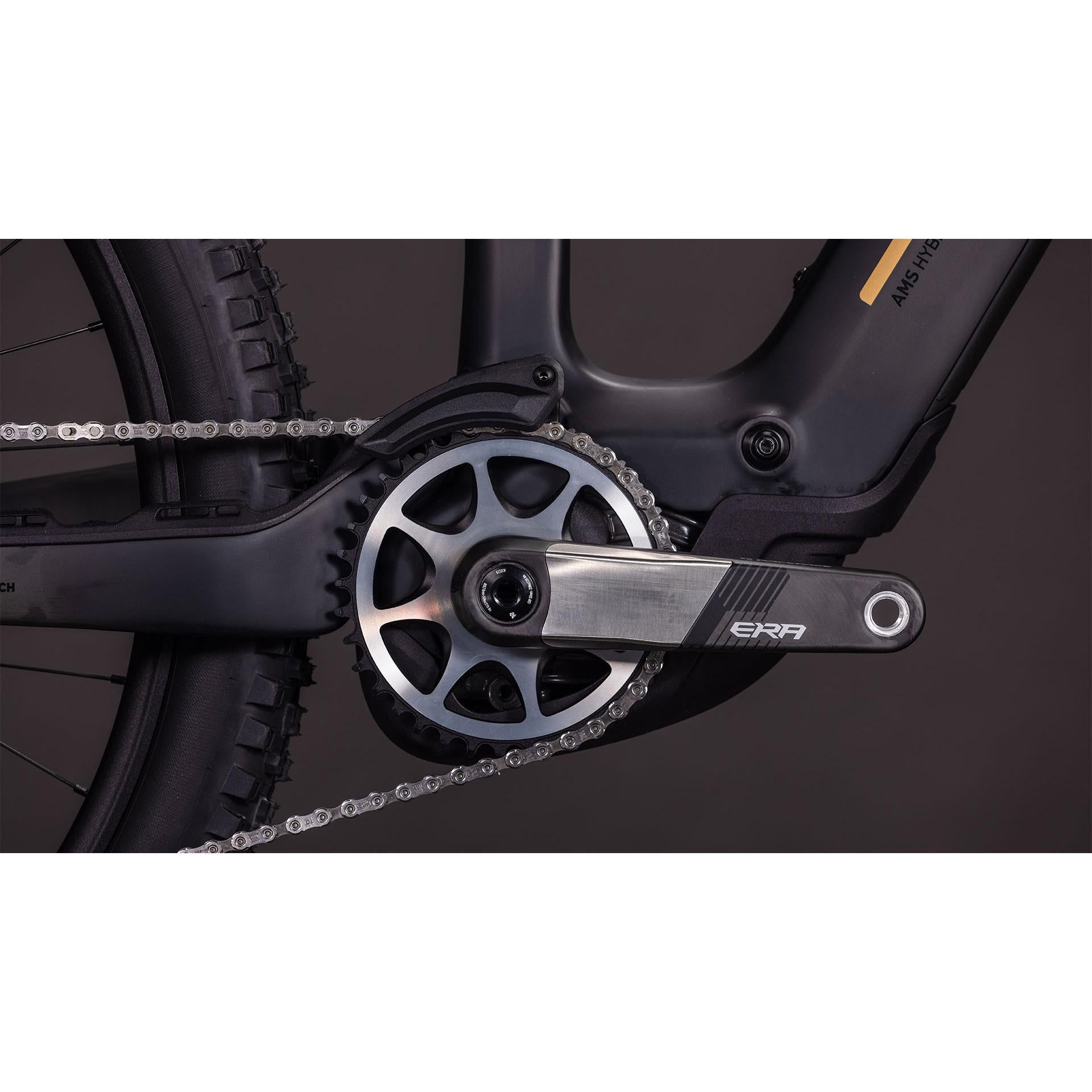 Cube AMS Hybrid ONE77 C:62 AT Electric Enduro Bike Carbonngold