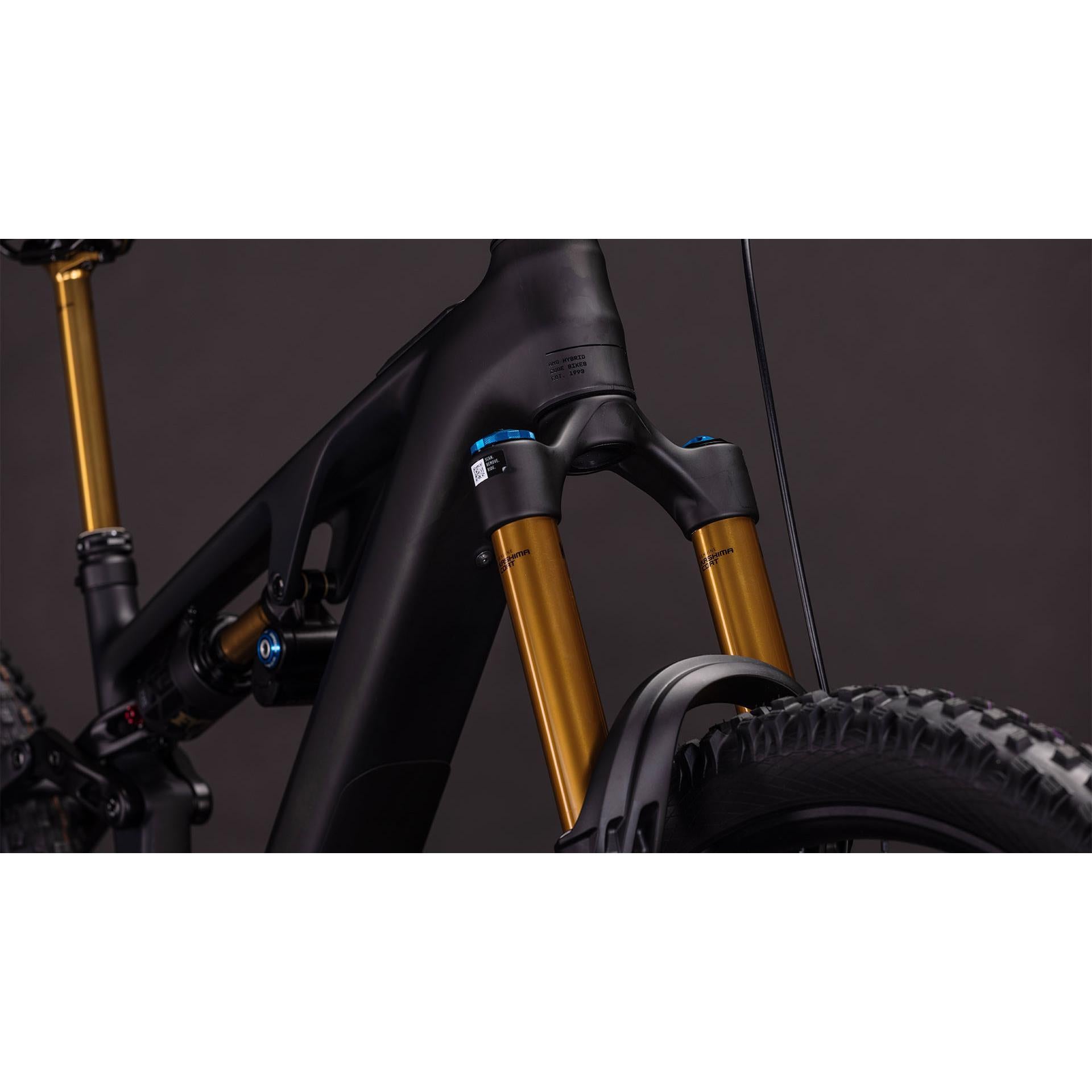 Cube AMS Hybrid ONE77 C:62 AT Electric Enduro Bike Carbonngold
