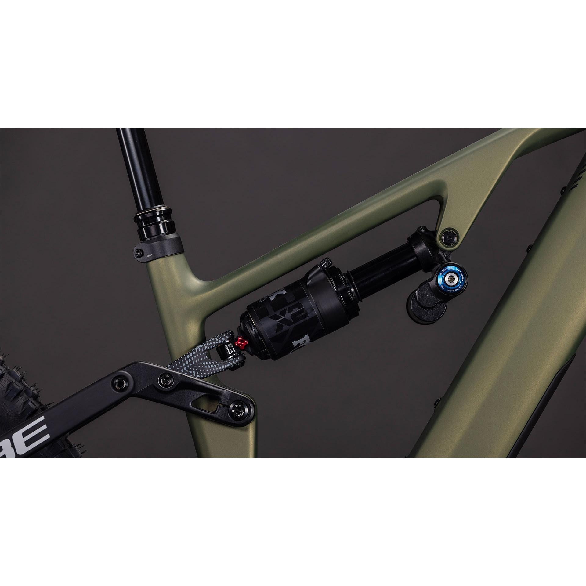 Cube AMS Hybrid ONE77 C:62 TM Electric Enduro Bike Reedgreen'n'Matrix