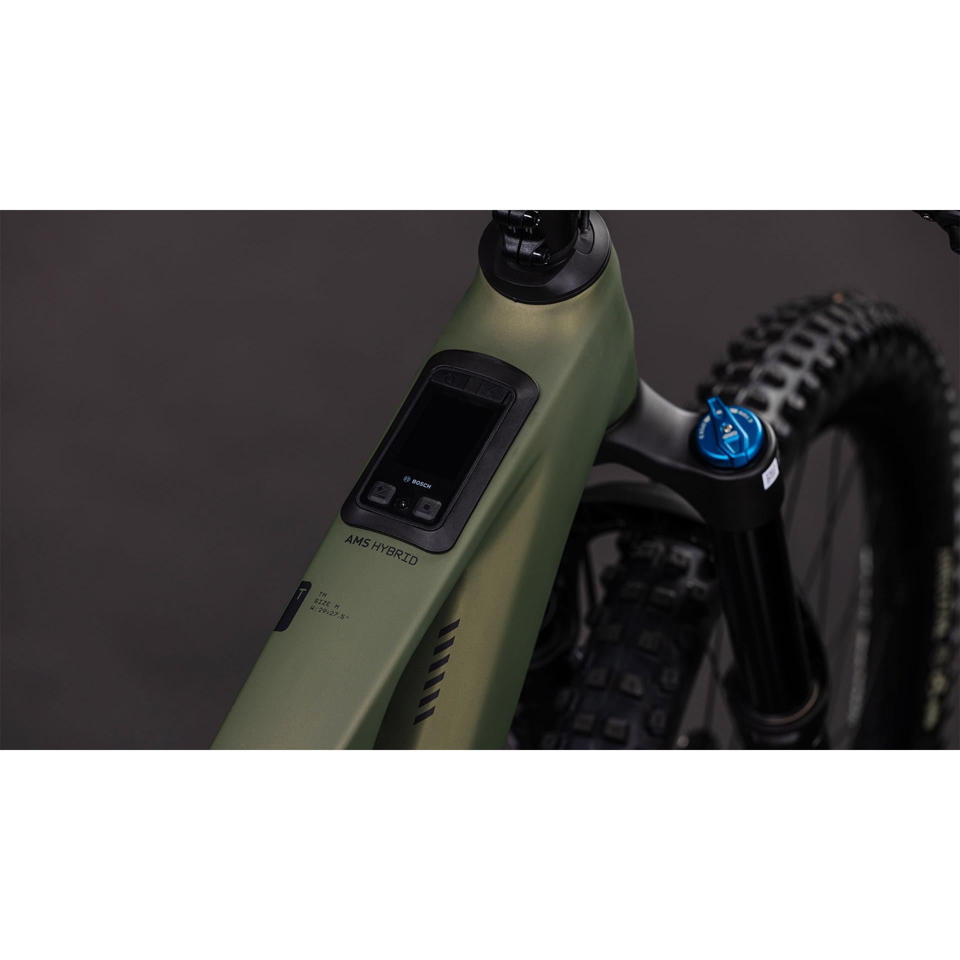 Cube AMS Hybrid ONE77 C:62 TM Electric Enduro Bike Reedgreen'n'Matrix