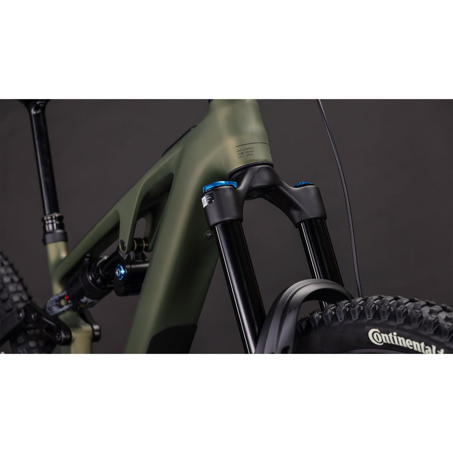 Cube AMS Hybrid ONE77 C:62 TM Electric Enduro Bike Reedgreen'n'Matrix
