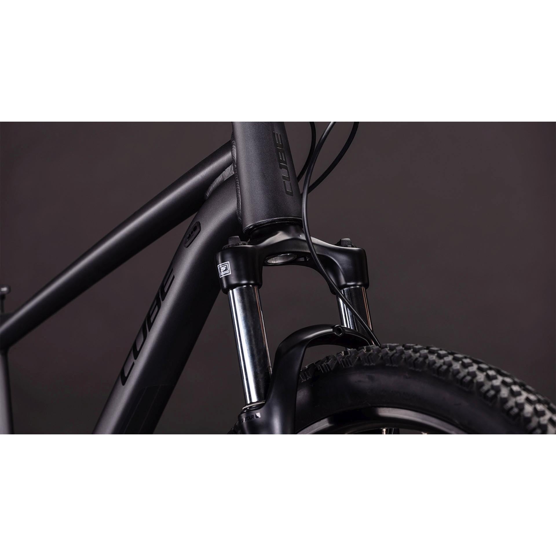 Cube Aim Pro Hardtail Mountain Bike Slateblack'n'Black
