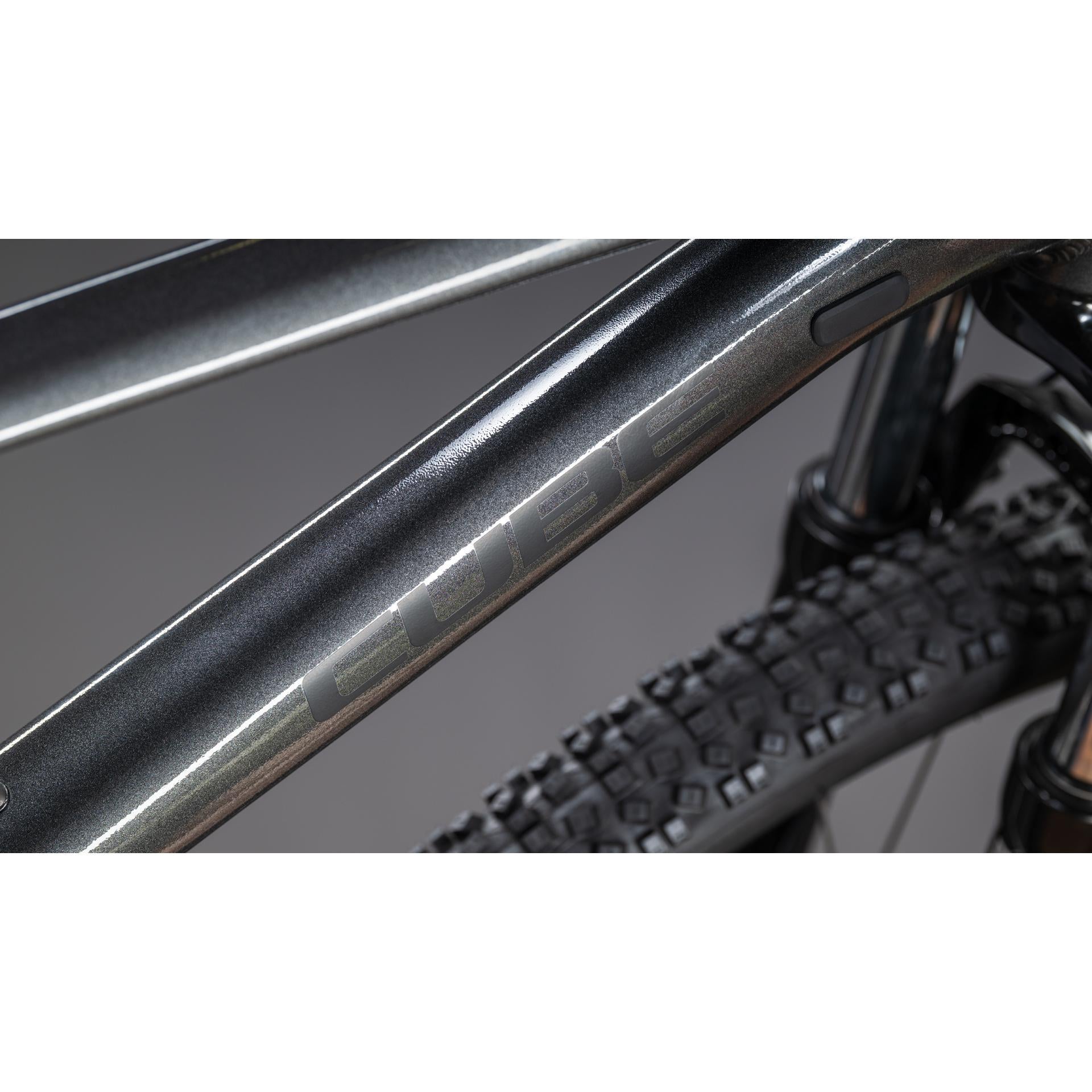 Cube Aim SLX Hardtail Mountain Bike Slateblack'n'Black