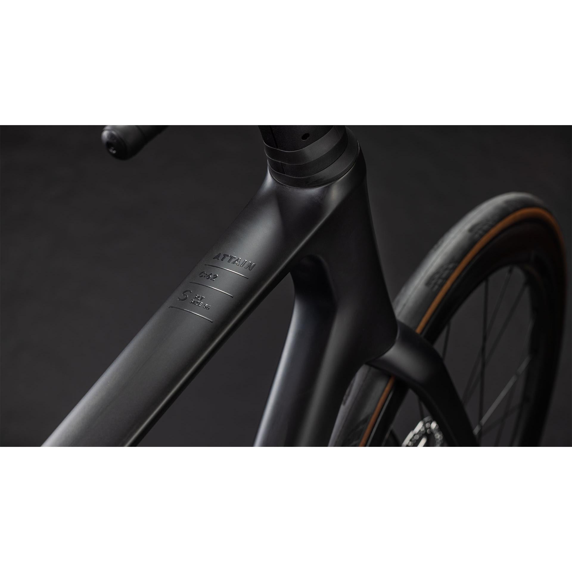 Cube Attain C:62 SLT Road Bike Carbon'n'Coalchrome