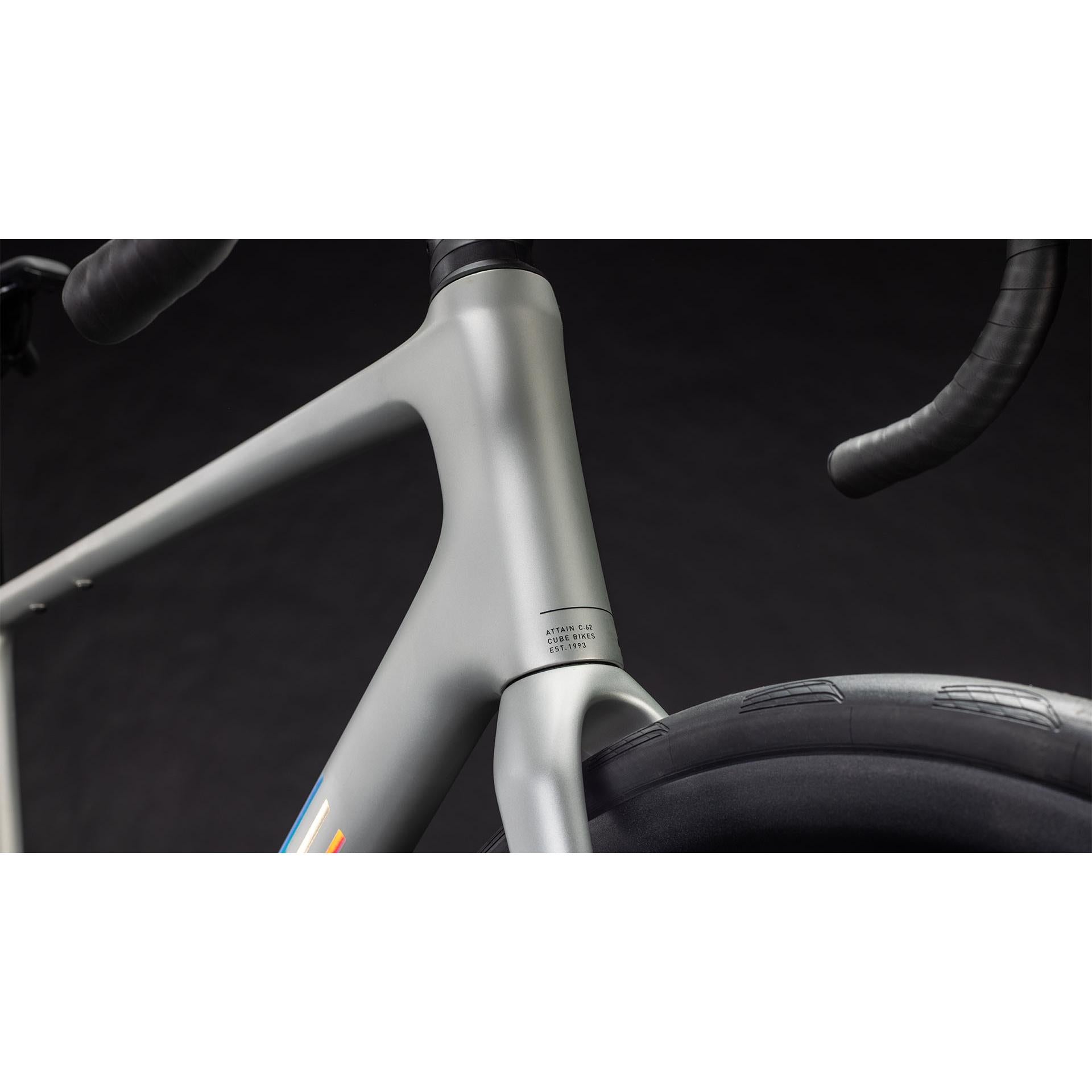 Cube Attain C62 SLX Road Bike Sleekgrey'n'Prism