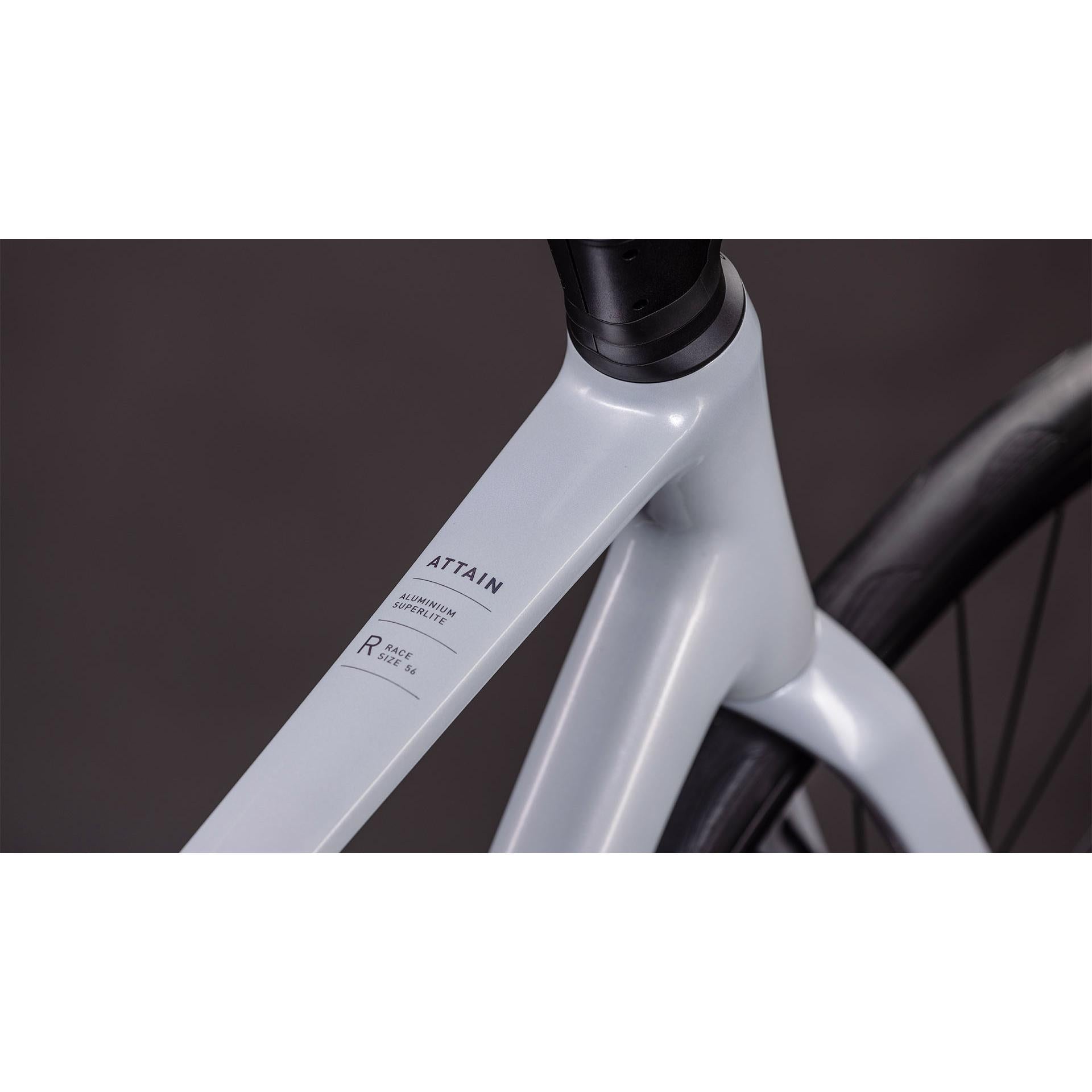 Cube Attain Race Road Bike Foggrey'n'Shift