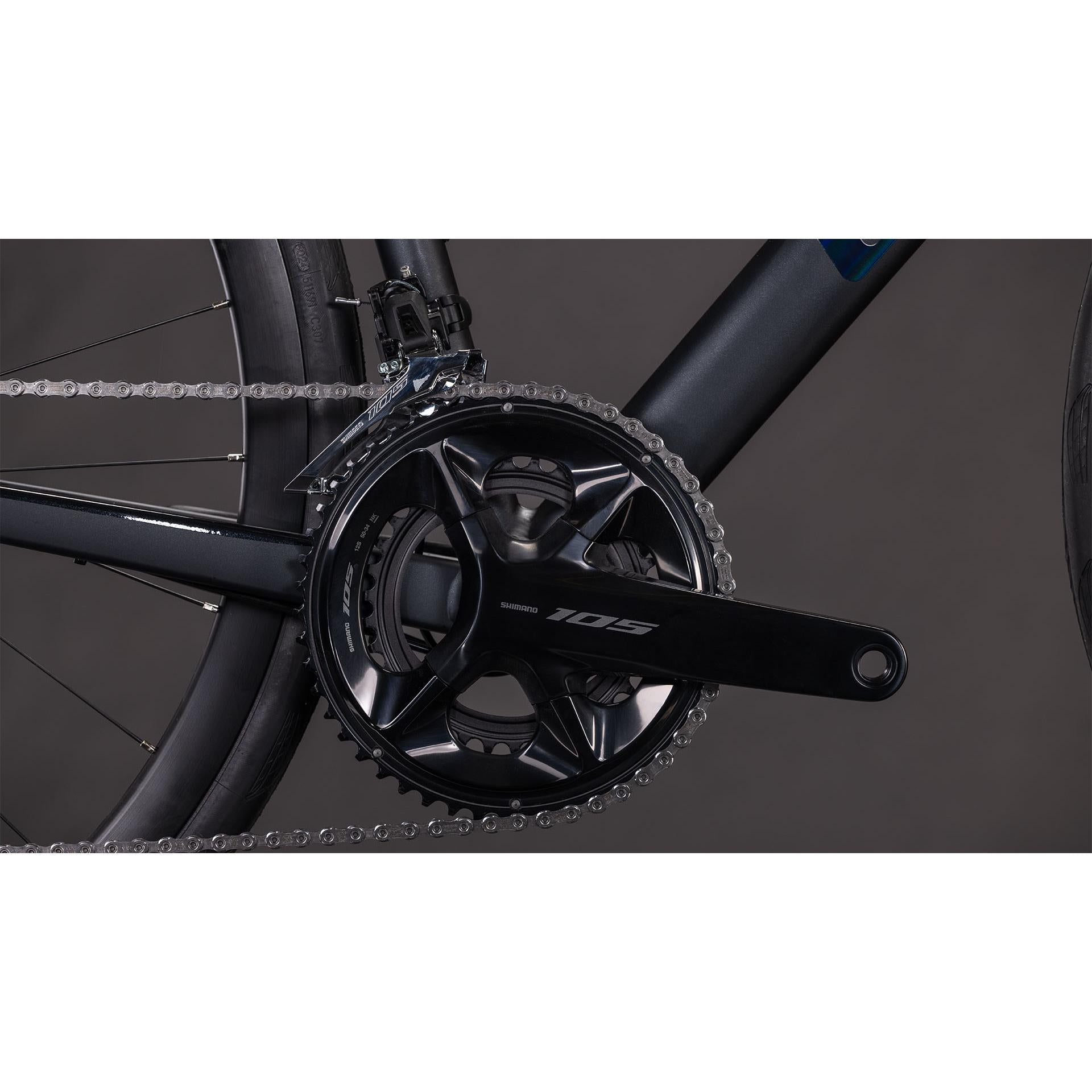 Cube Attain SLX Road Bike Coal'n'Prism