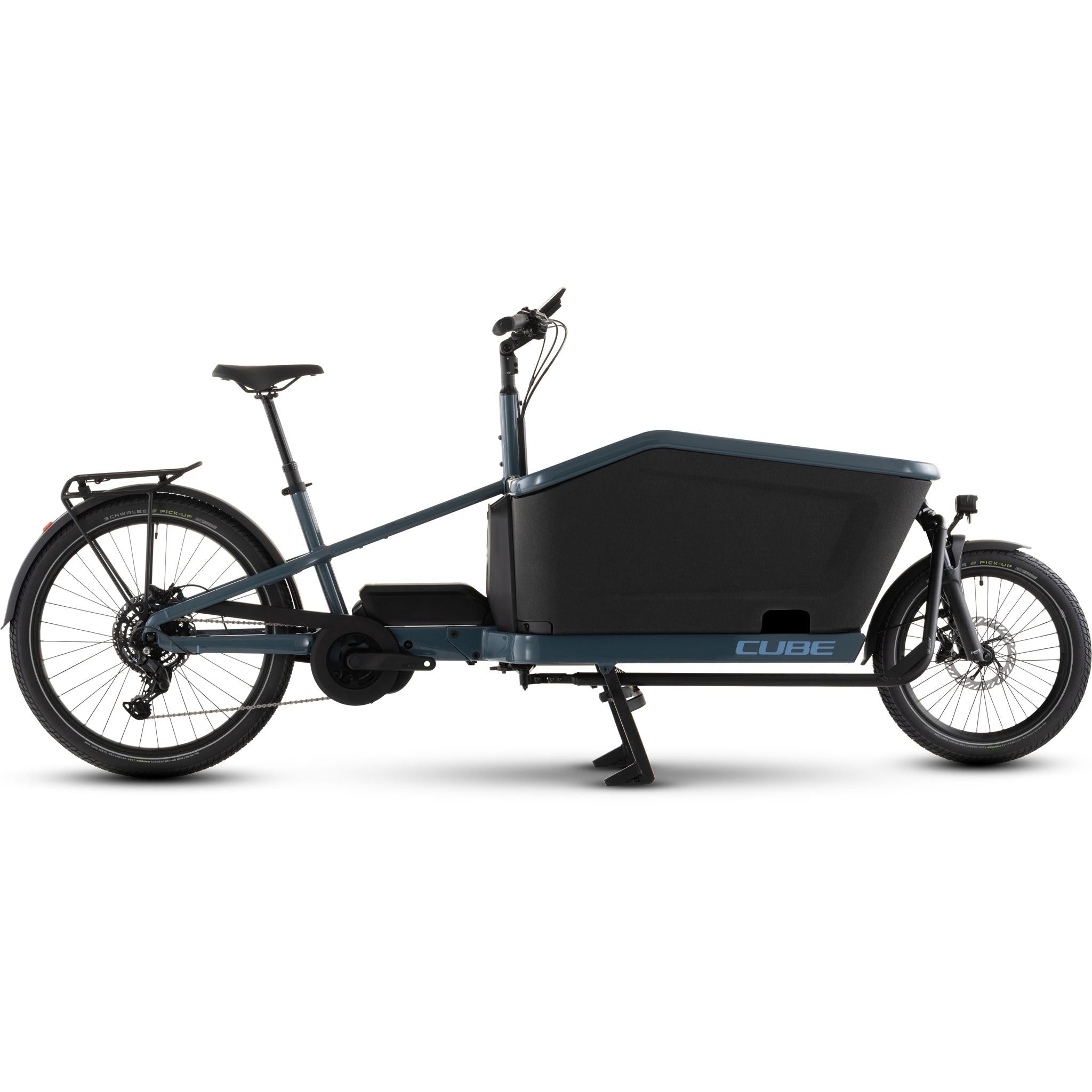 Cube Cargo Hybrid 800 Electric Cargo Bike Storm'n'Reflex