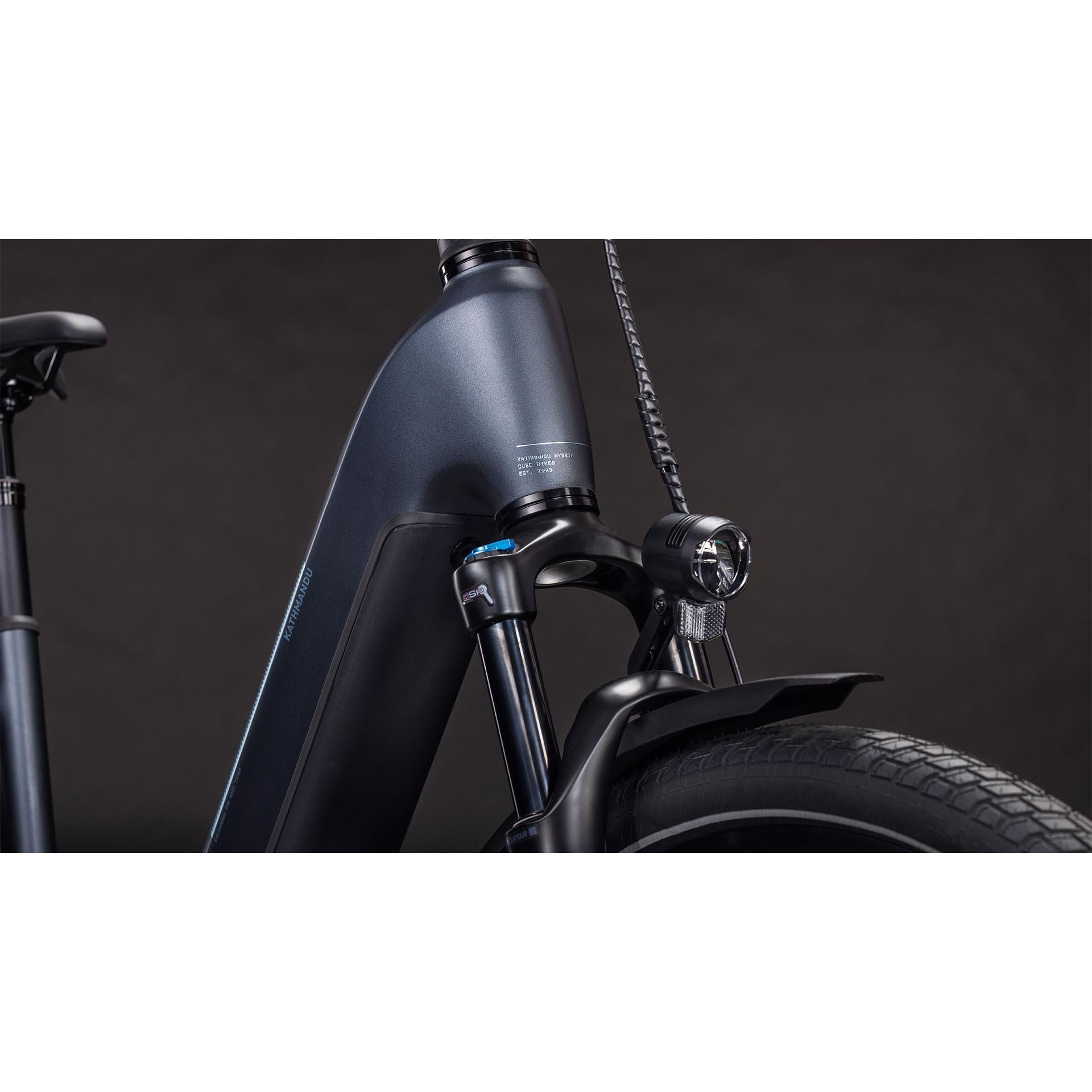 Cube Kathmandu Hybrid ONE Easy Entry 800 Electric Hybrid Bike Metallicgrey'n'Grey