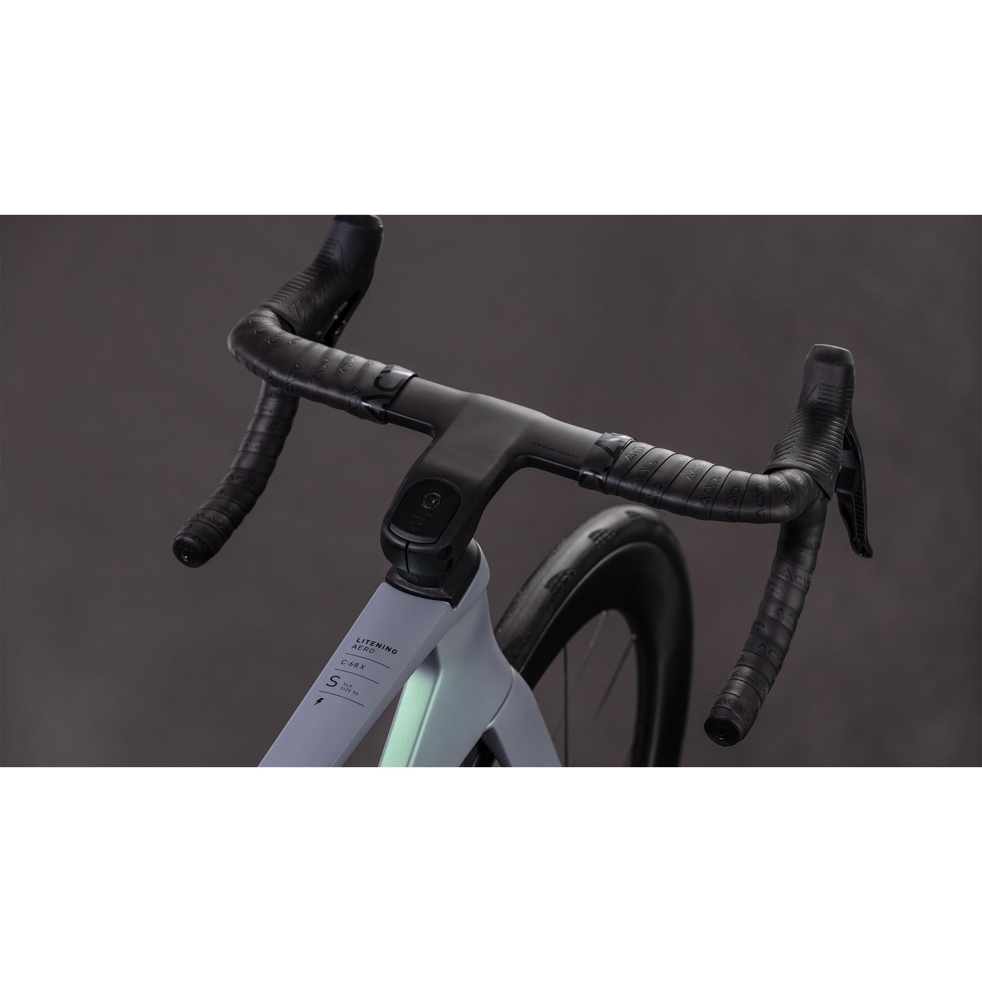 Cube Litening AERO C68X SLX Road Bike Seagrey'n'Black
