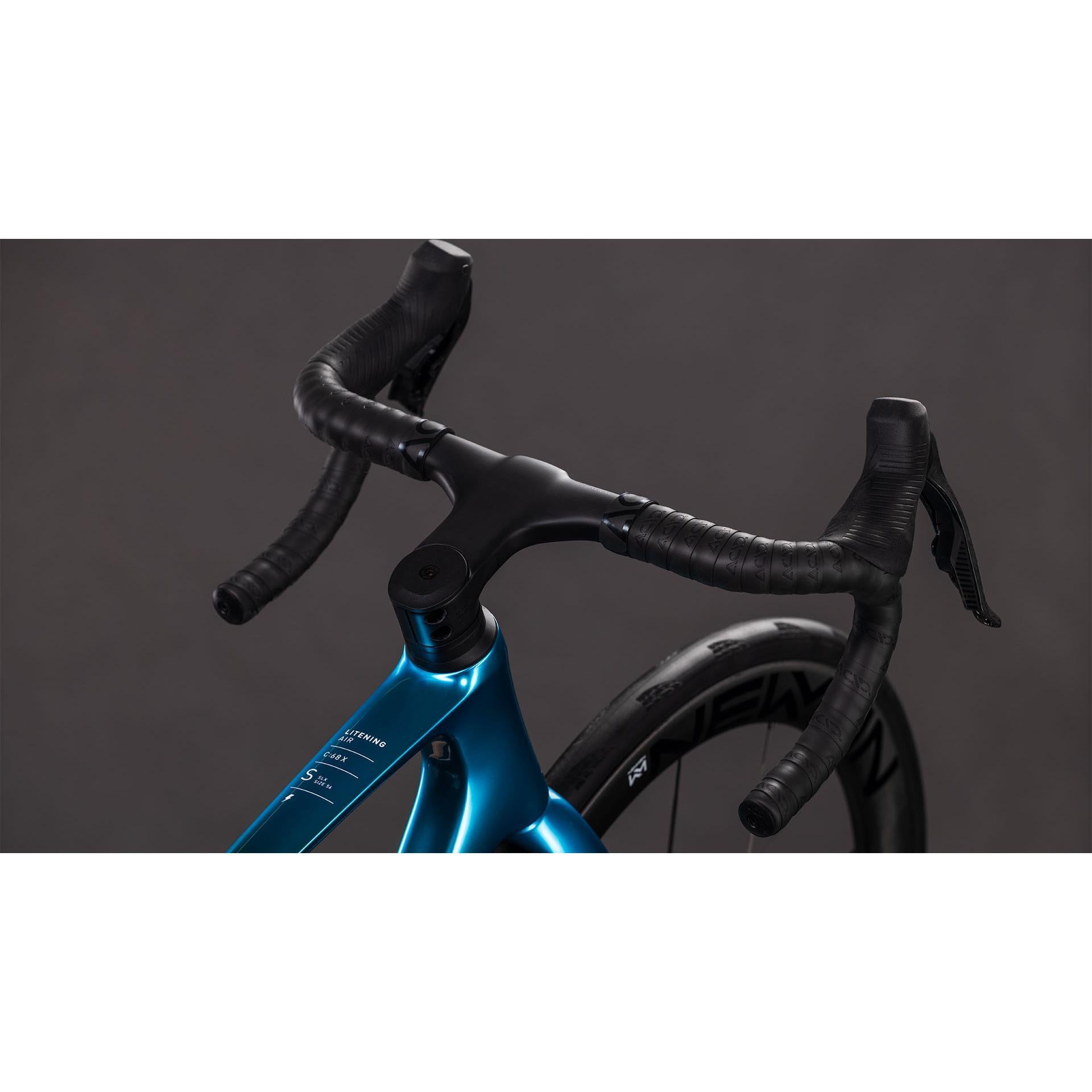 Cube Litening AIR C68X SLX Road Bike Chromeblue'n'Liquidblue