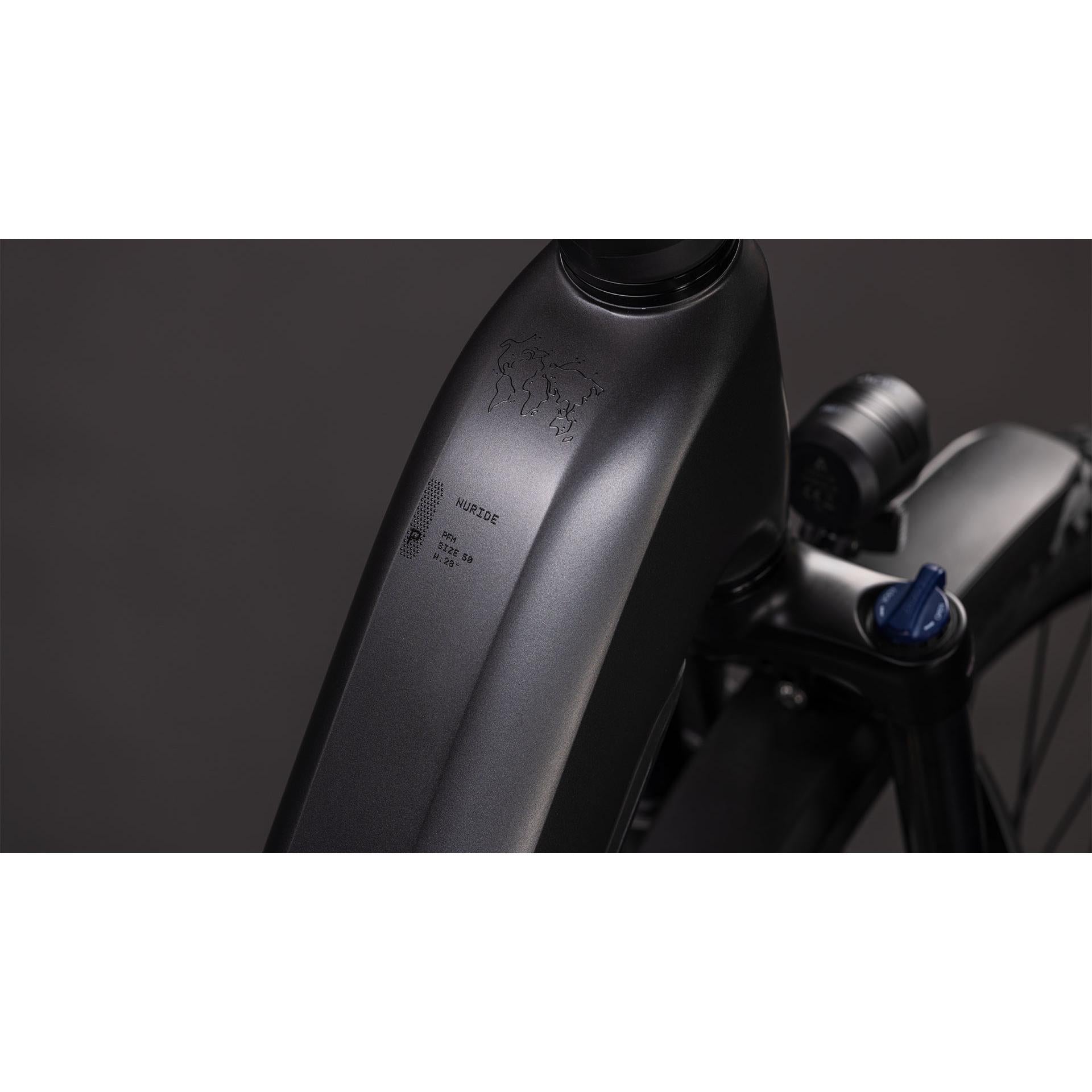 Cube Nuride Hybrid Performance Easy Entry 600 Electric Hybrid Bike Slabgrey'n'Black