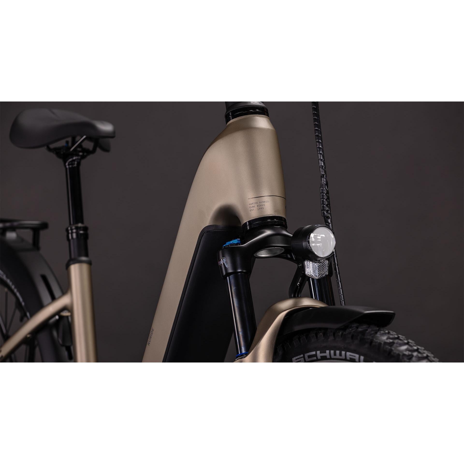 Cube Nuride Hybrid Pro Easy Entry 600 Electric Hybrid Bike Flashstone'n'Chrome