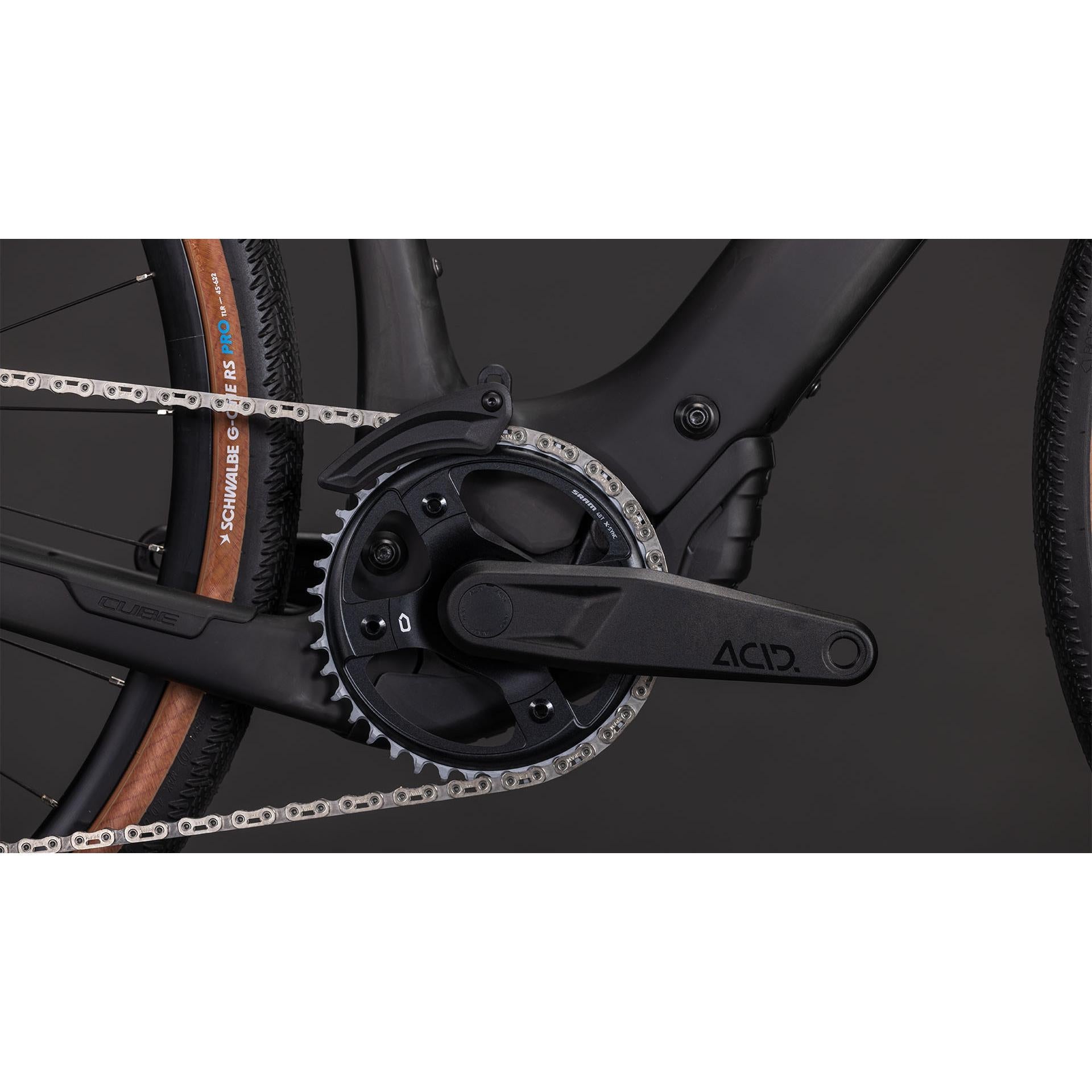 Cube Nuroad Hybrid C62 EXC 400X Electric Gravel Bike Blackline