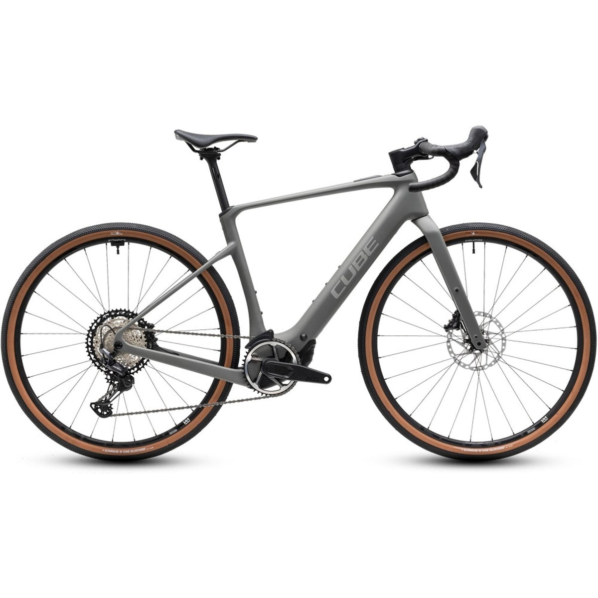 Cube Nuroad Hybrid C:62 Race 400X Electric Gravel Bike Oldgrey'n'Grey